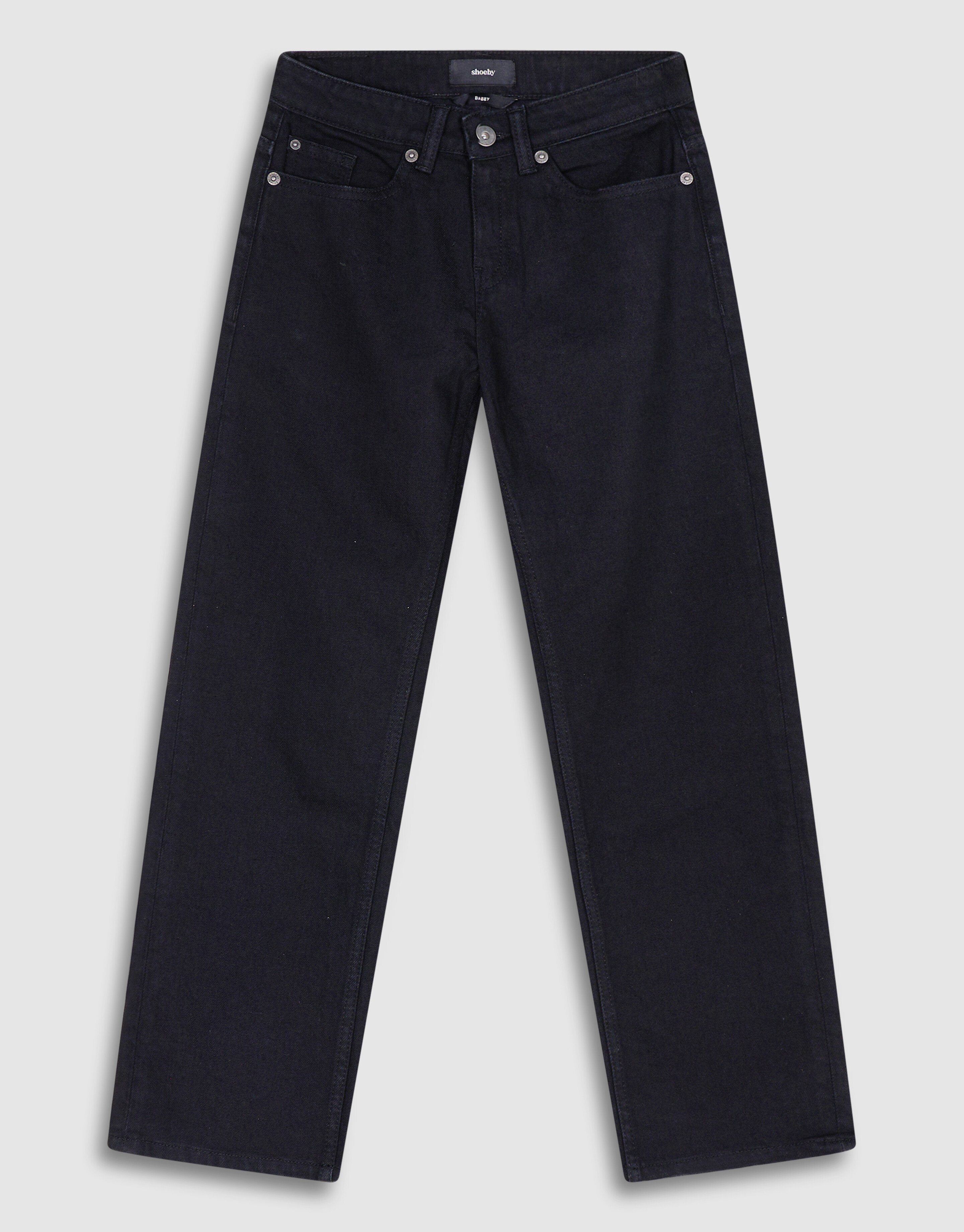 Baggy Fit Jeans Zwart SHOEBY BOYS