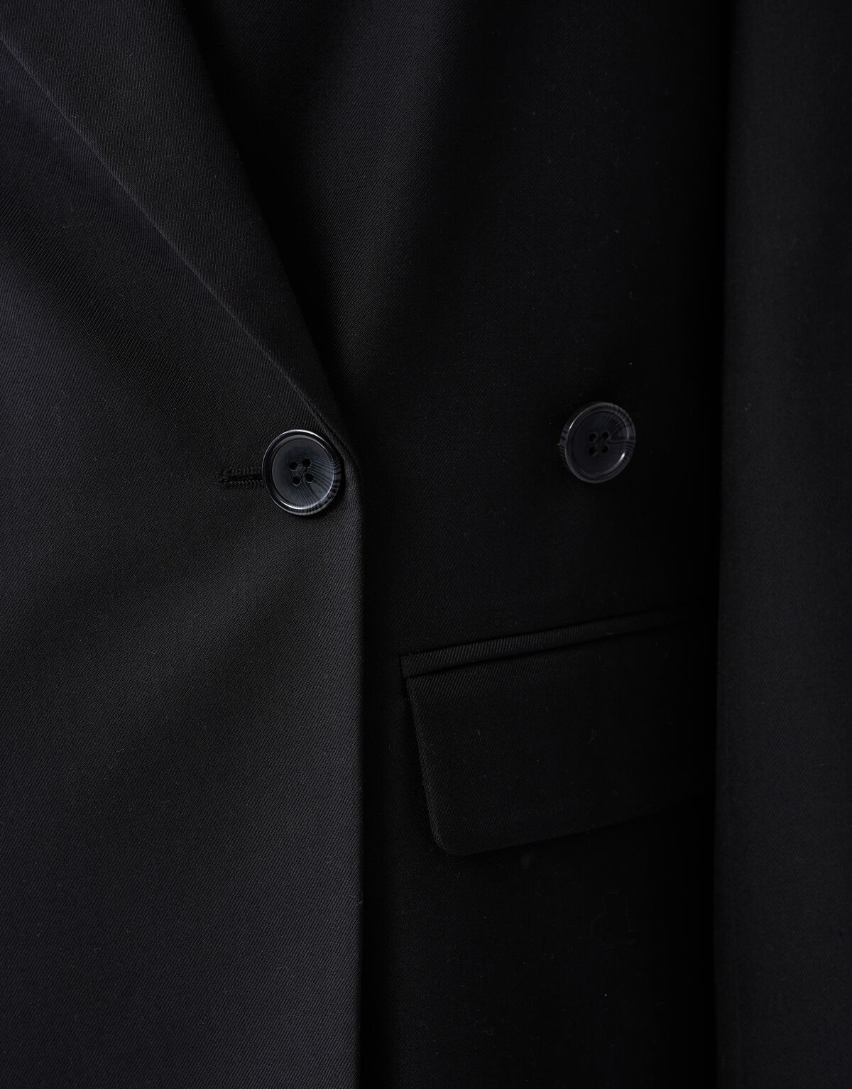 Open Back Oversized Blazer Zwart SHOEBY WOMEN