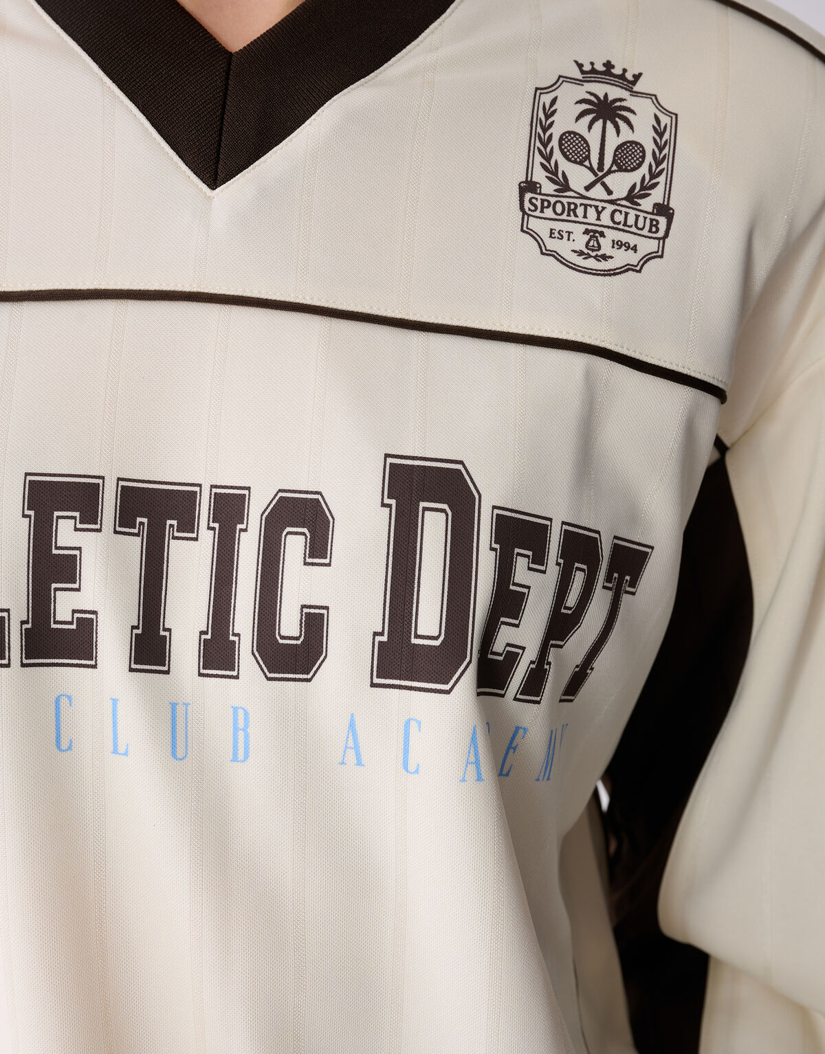 Sporty Longsleeve Top Gebroken Wit SHOEBY WOMEN