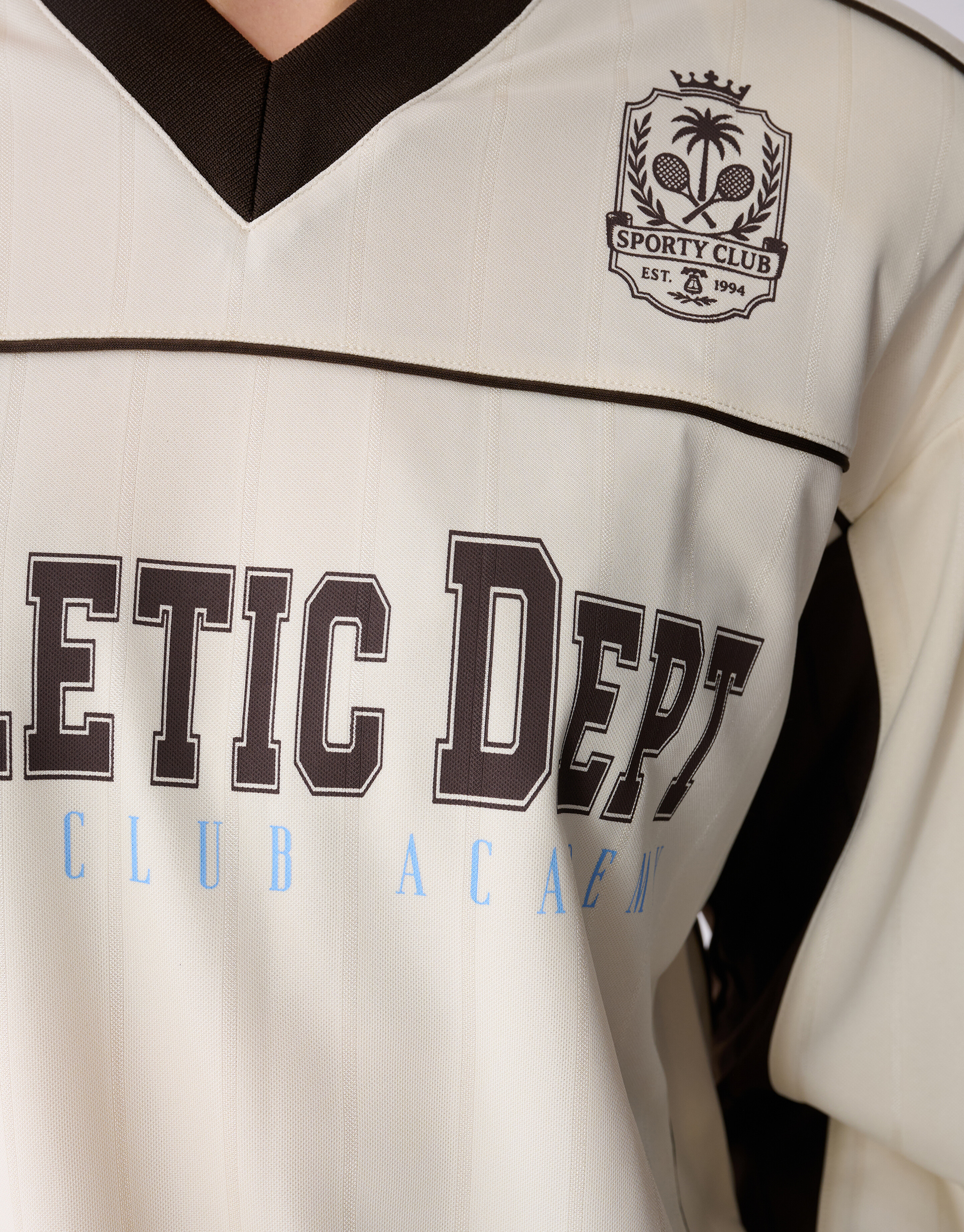 Sporty Longsleeve Top Gebroken Wit SHOEBY WOMEN