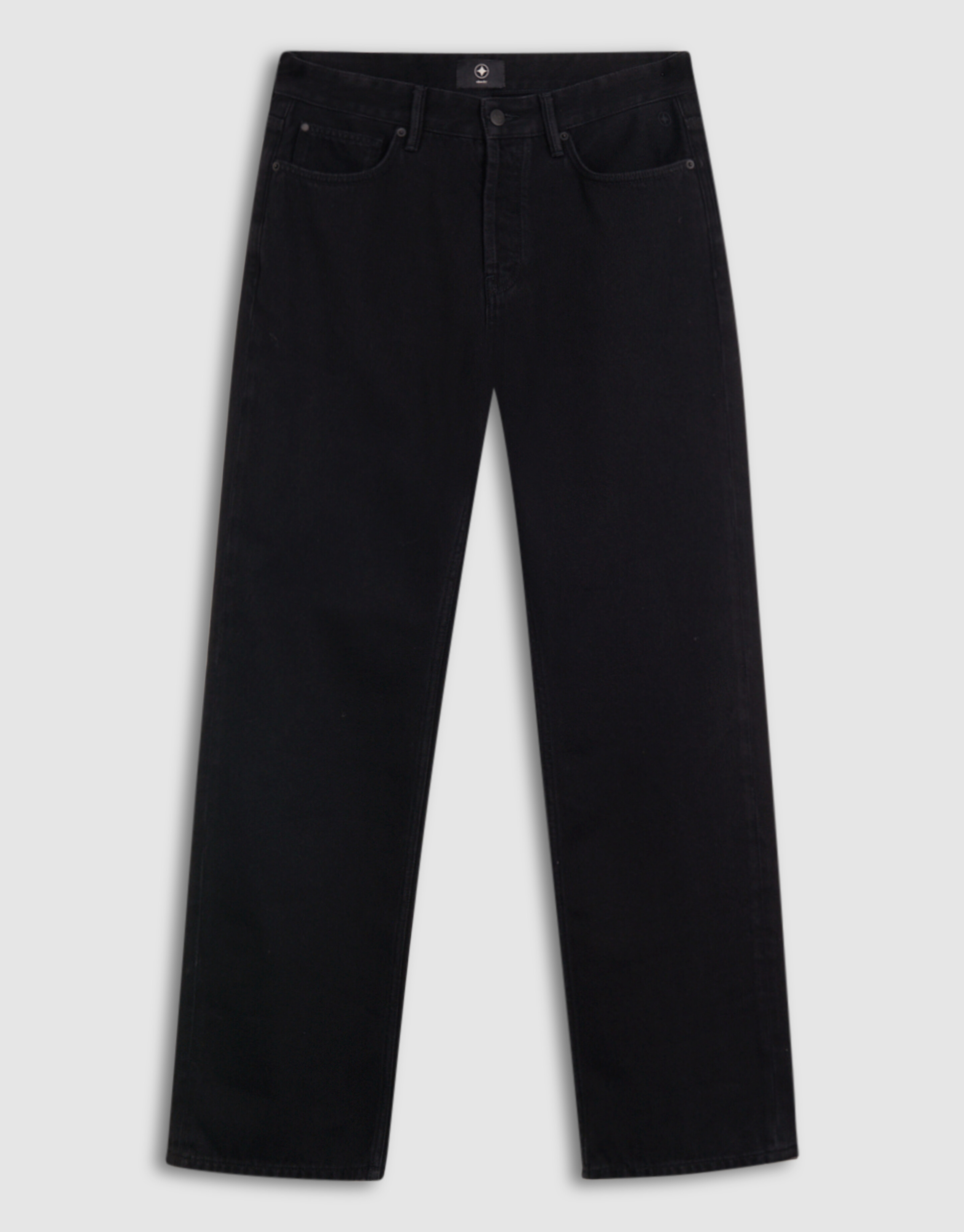 Relaxed Fit Jeans Washed Zwart SHOEBY MEN