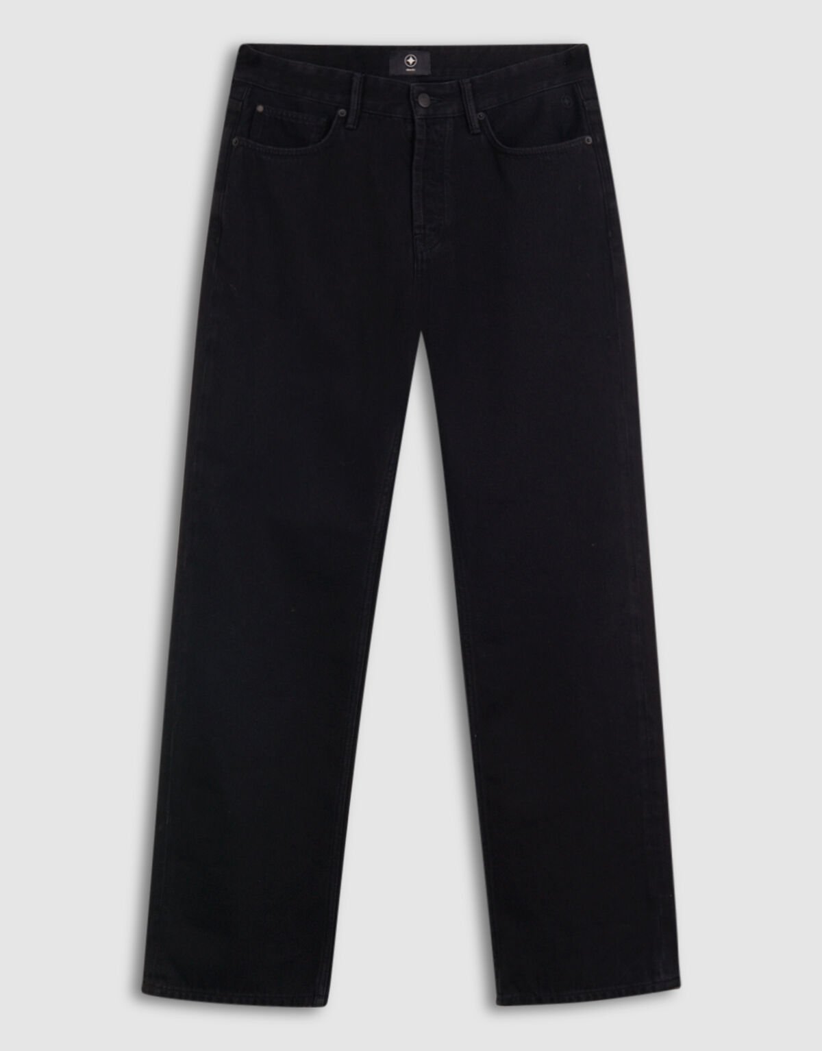 Relaxed Fit Jeans Washed Zwart SHOEBY MEN