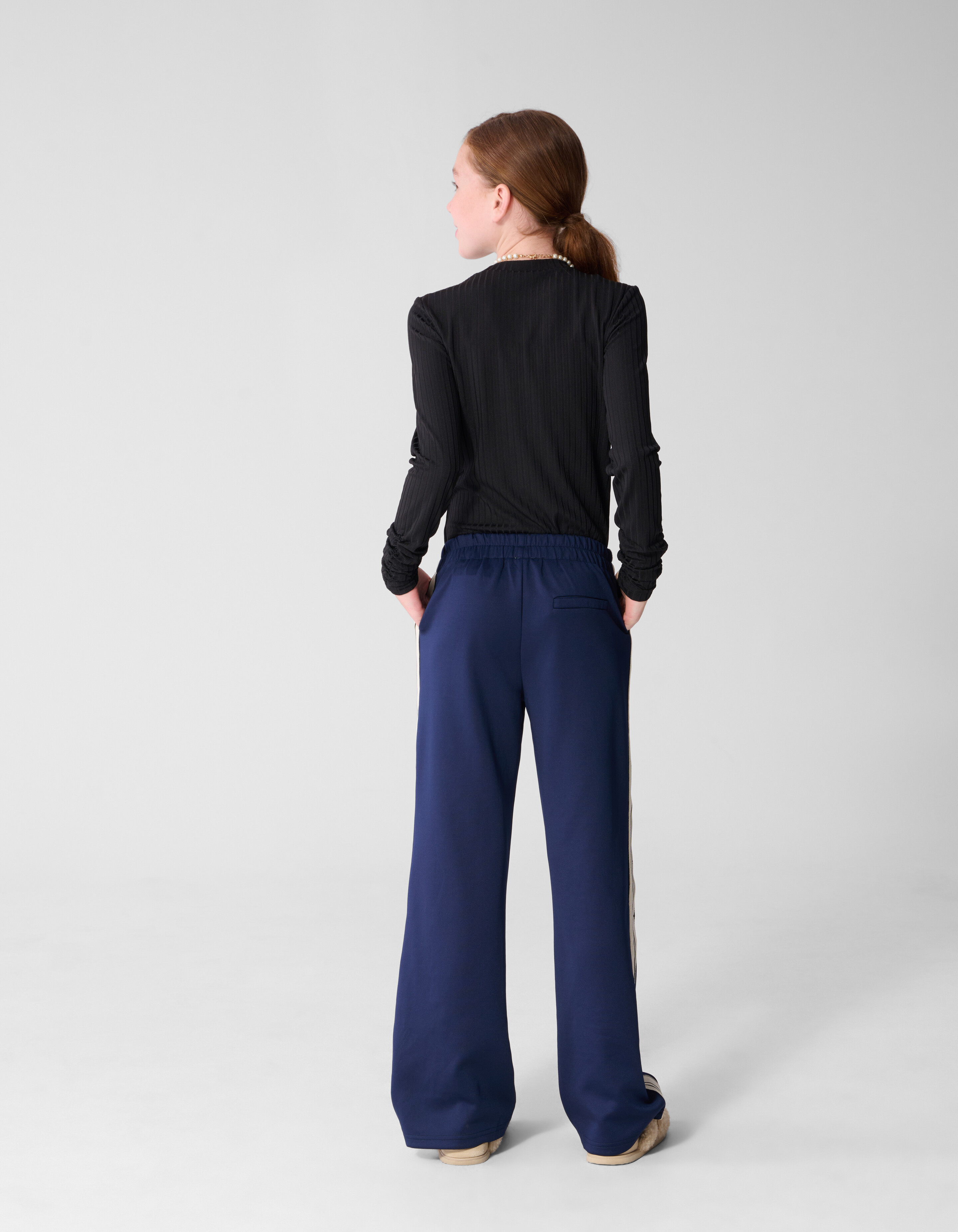 Rib Top Zwart SHOEBY GIRLS