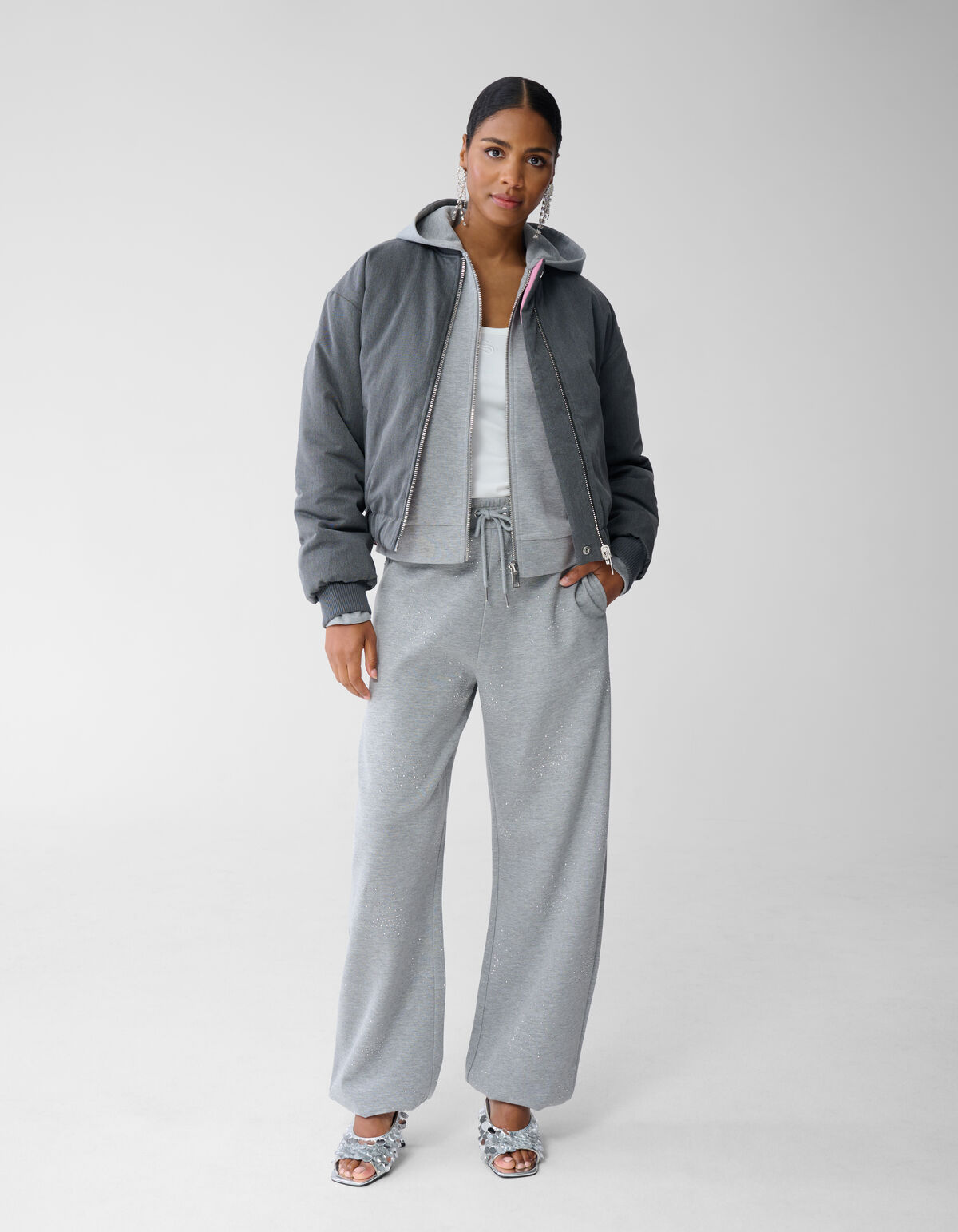 Reversible Bomber Jack Grijs By Fred SHOEBY WOMEN