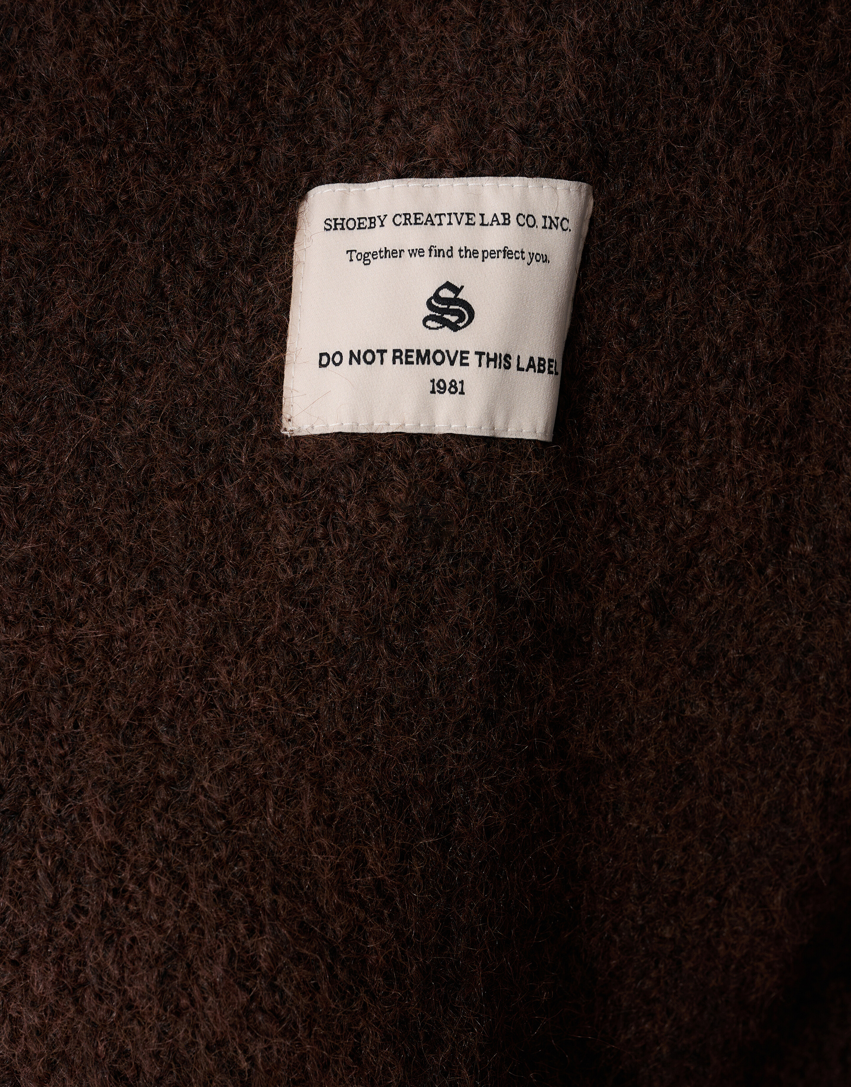 Hairy Button Gilet Donkerbruin SHOEBY WOMEN