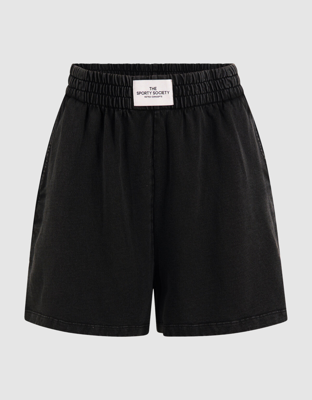 Washed Sweat Short Donkergrijs SHOEBY WOMEN