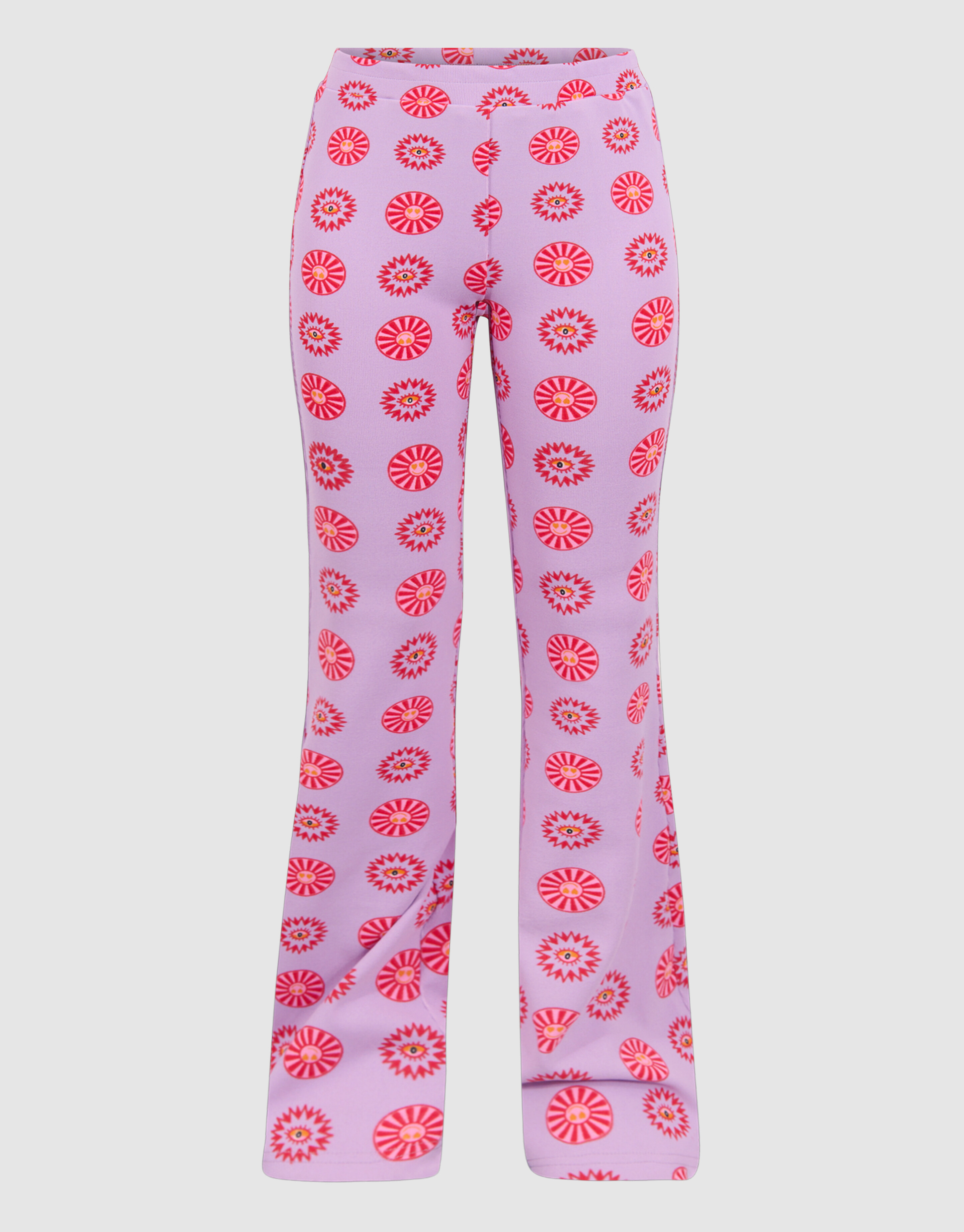 Printed Rib Flared Legging Lichtpaars By Lizzy SHOEBY GIRLS