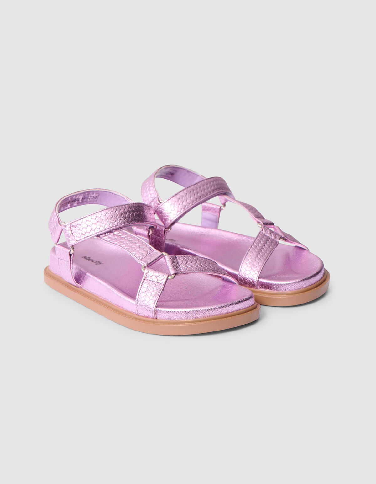 Metallic Sandalen Lichtroze SHOEBY SHOES