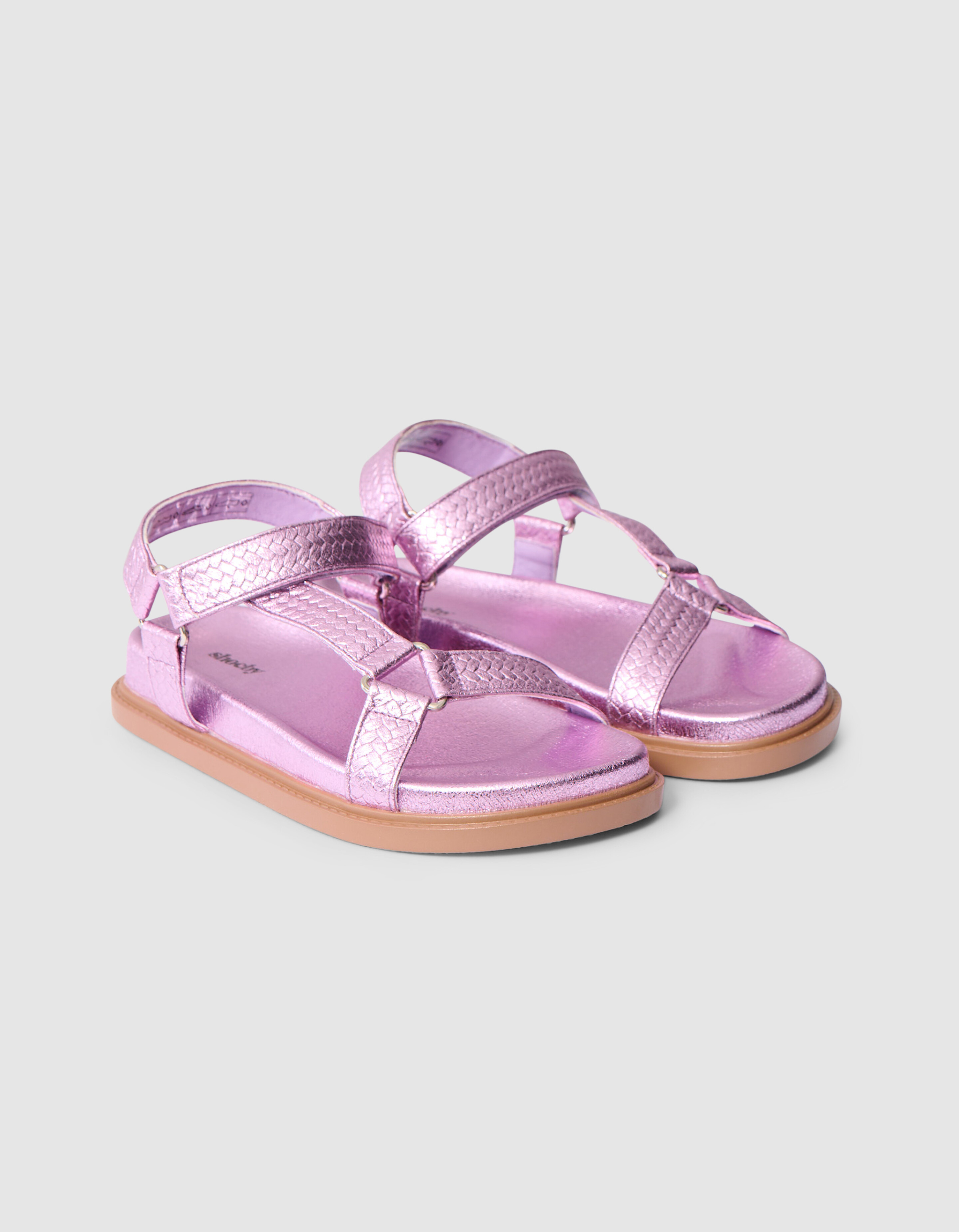 Metallic Sandalen Lichtroze SHOEBY SHOES