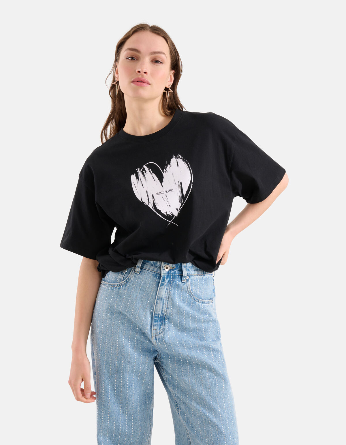 Artwork T-shirt Zwart SHOEBY WOMEN