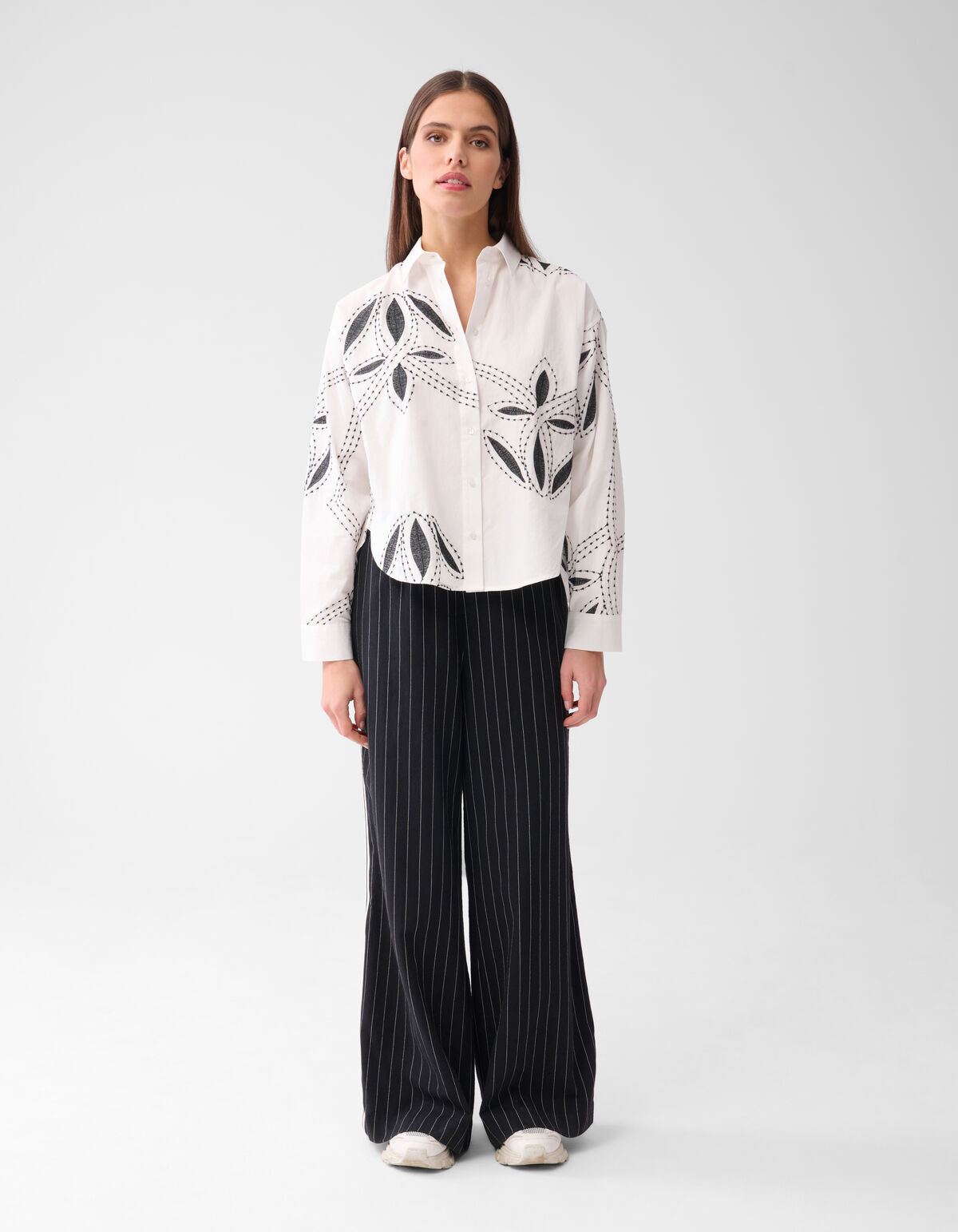 Embroidery Blouse Gebroken Wit By Mieke SHOEBY WOMEN