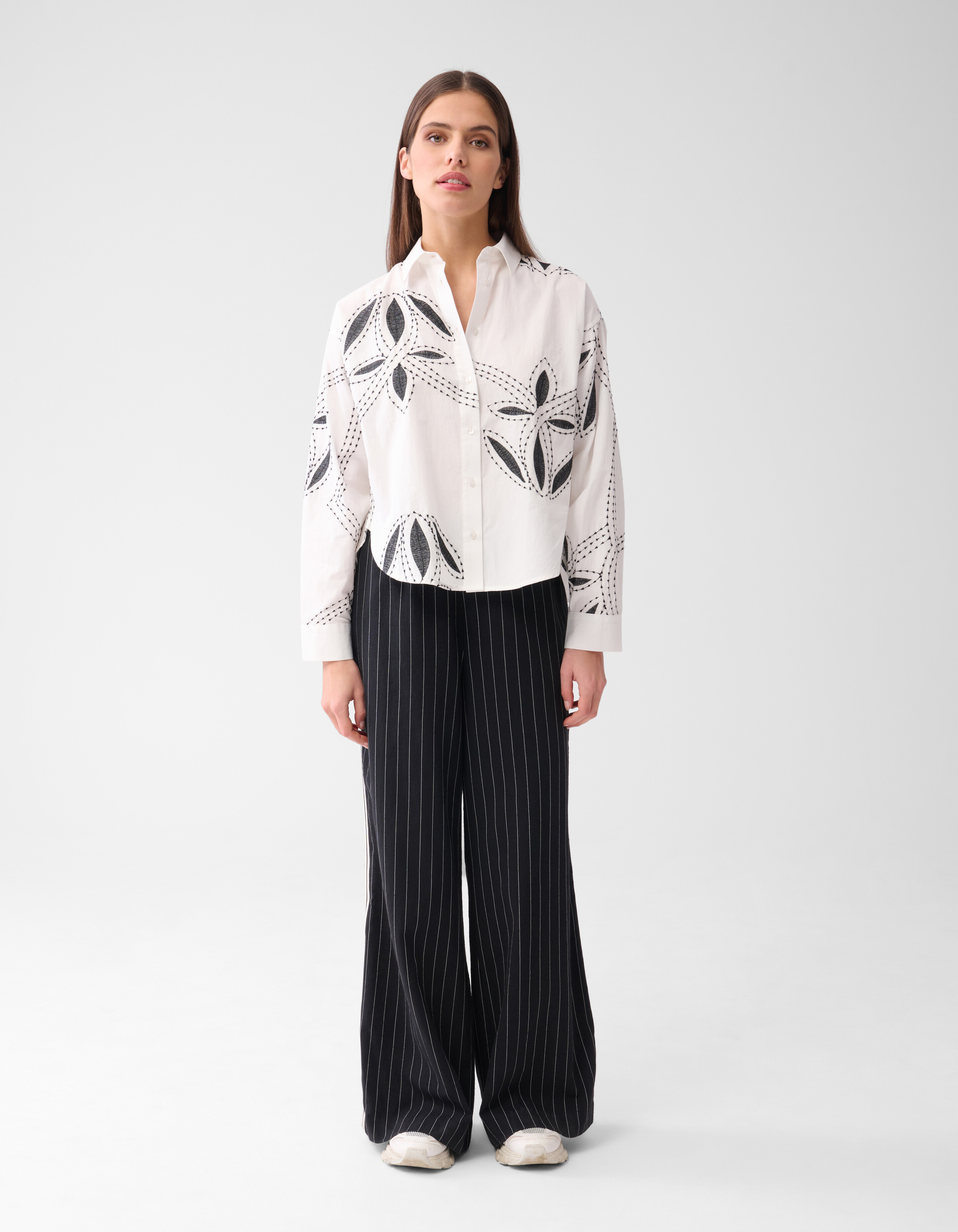 Embroidery Blouse Gebroken Wit By Mieke SHOEBY WOMEN