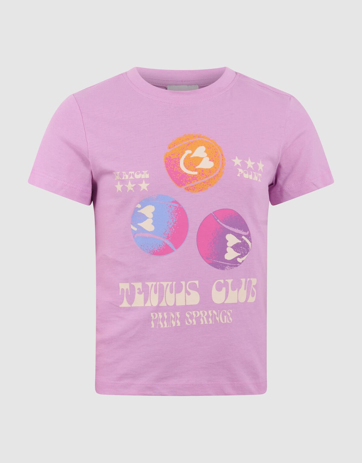 Tennis Artwork T-shirt Lichtroze SHOEBY GIRLS
