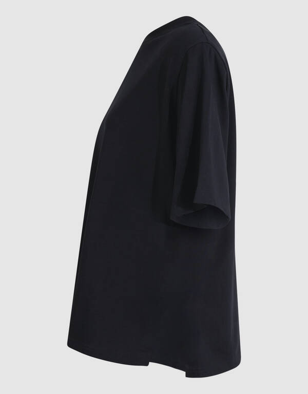 Split T-shirt Zwart SHOEBY WOMEN