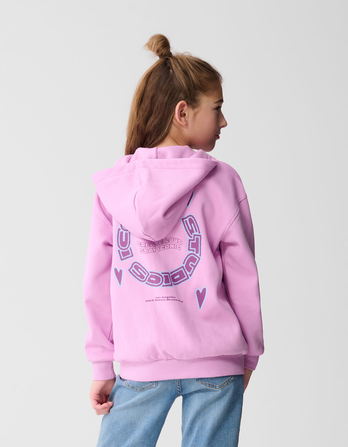 Heart Artwork Vest Roze SHOEBY GIRLS