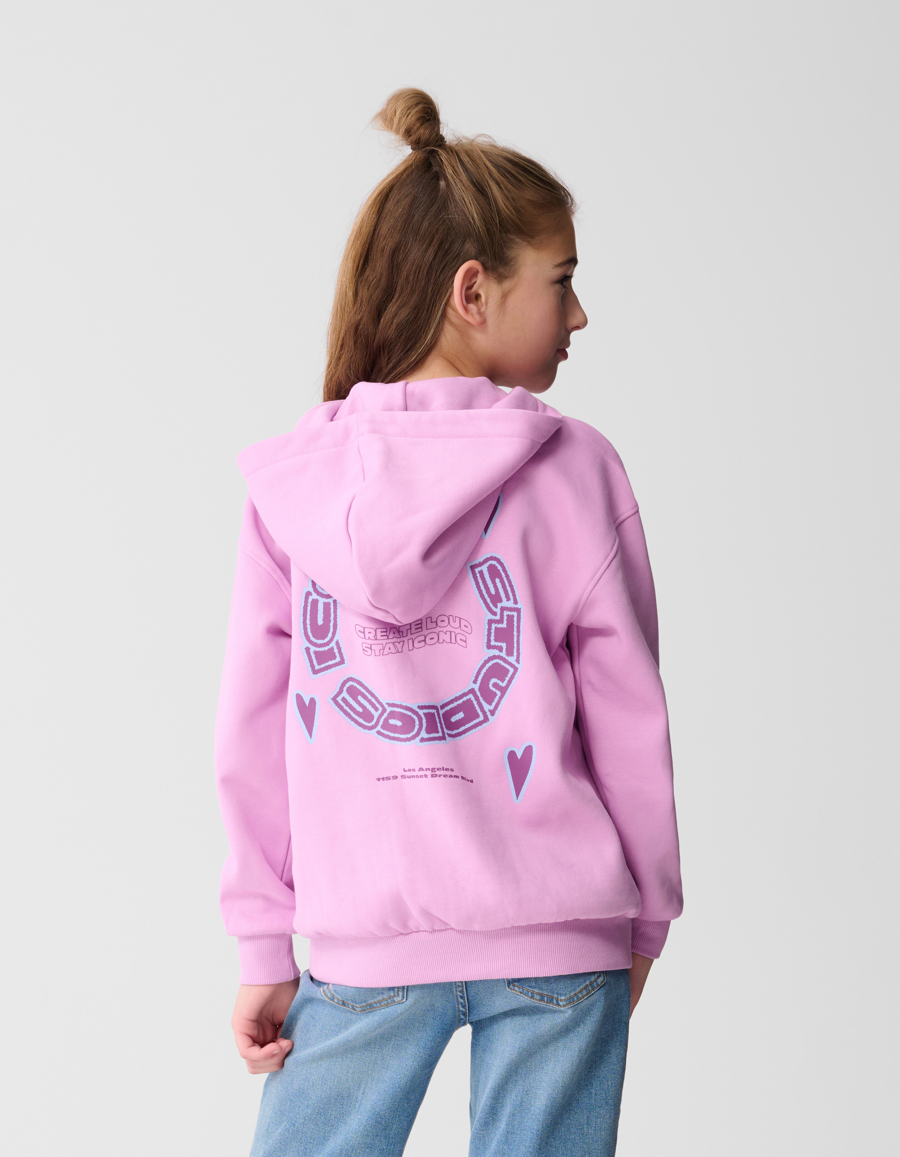 Heart Artwork Vest Roze SHOEBY GIRLS