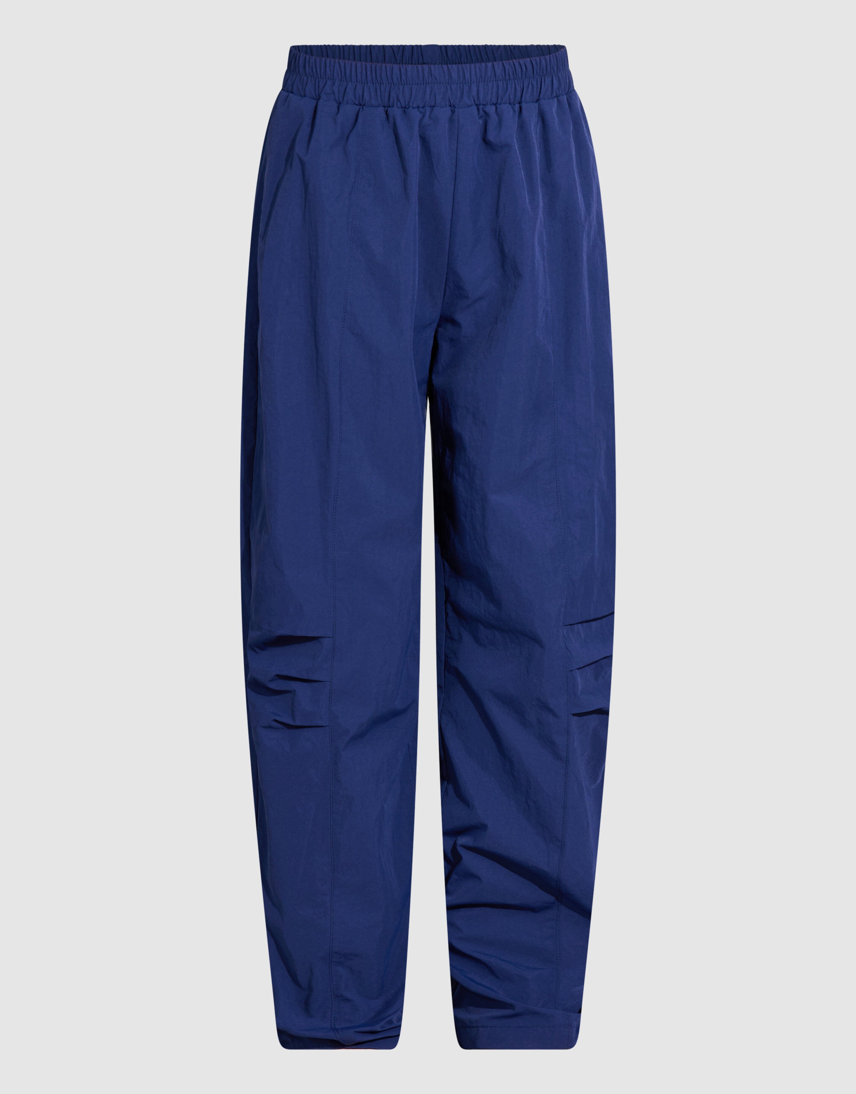 Loose Fit Pleated Broek Donkerblauw SHOEBY GIRLS