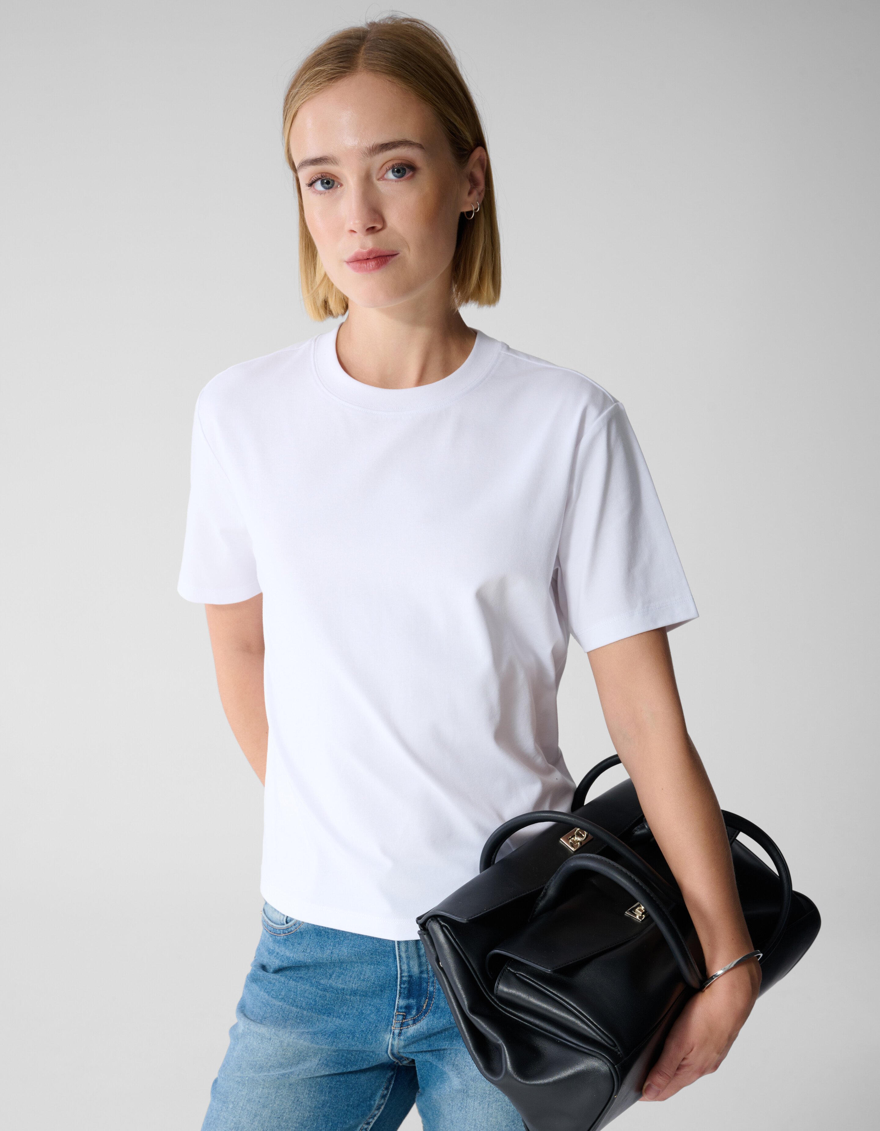 Basis T-shirt Wit By Lonneke SHOEBY WOMEN