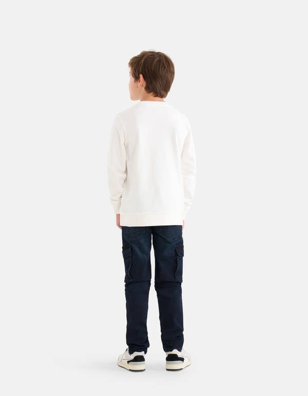 Cargo Jeans Blauw/Zwart SHOEBY BOYS