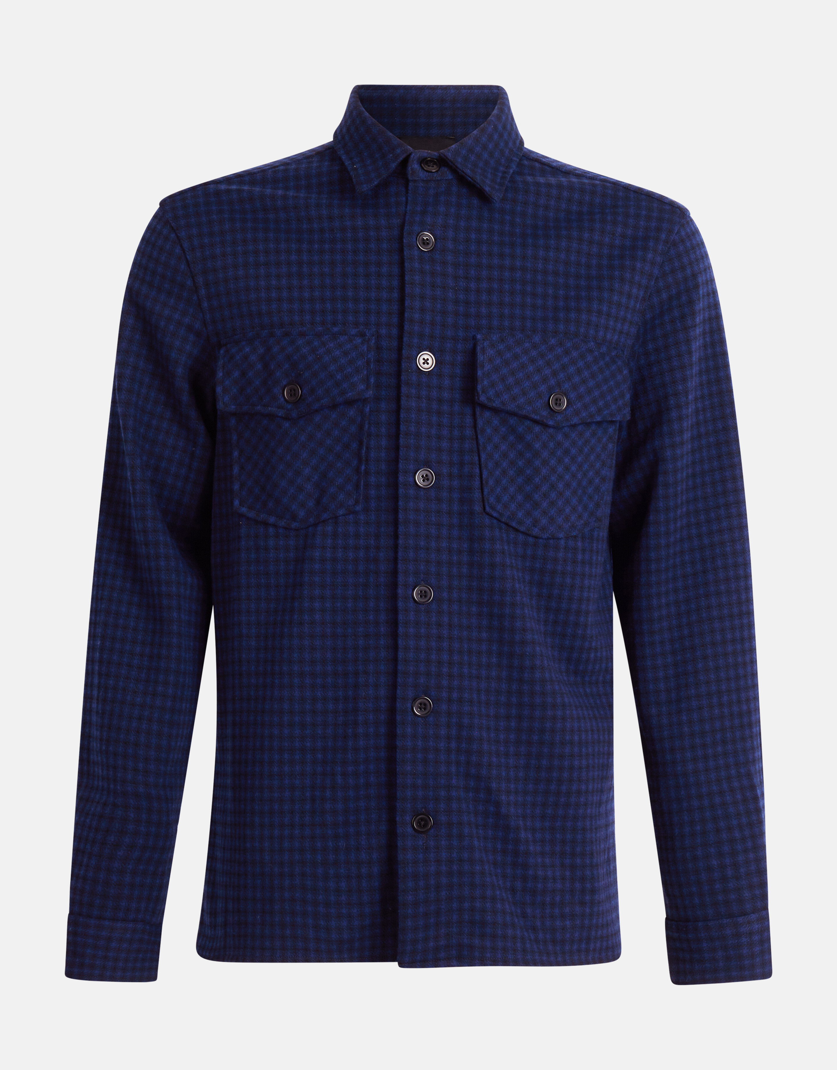 Ruiten Overshirt Donkerblauw SHOEBY MEN