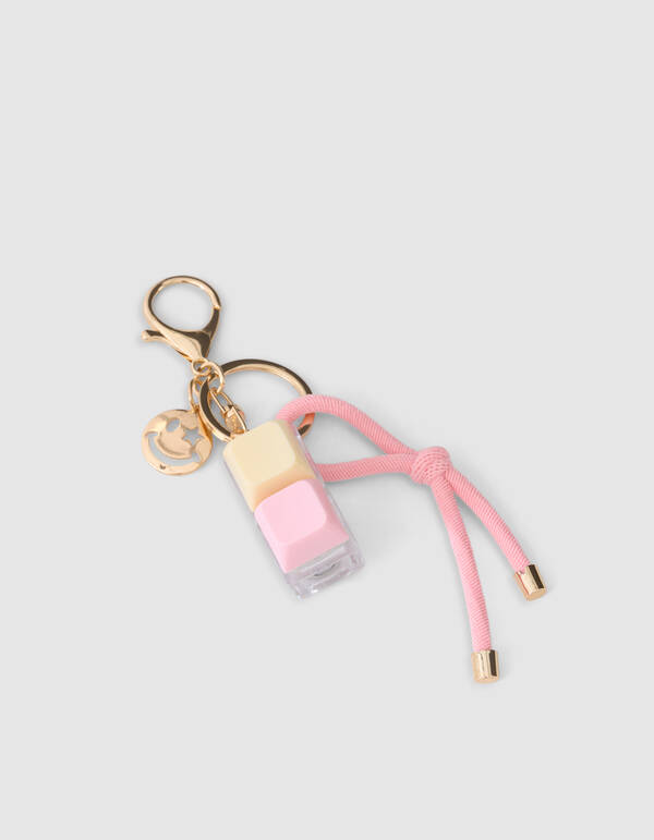 Smile Click Sleutelhanger Roze SHOEBY ACCESSOIRES