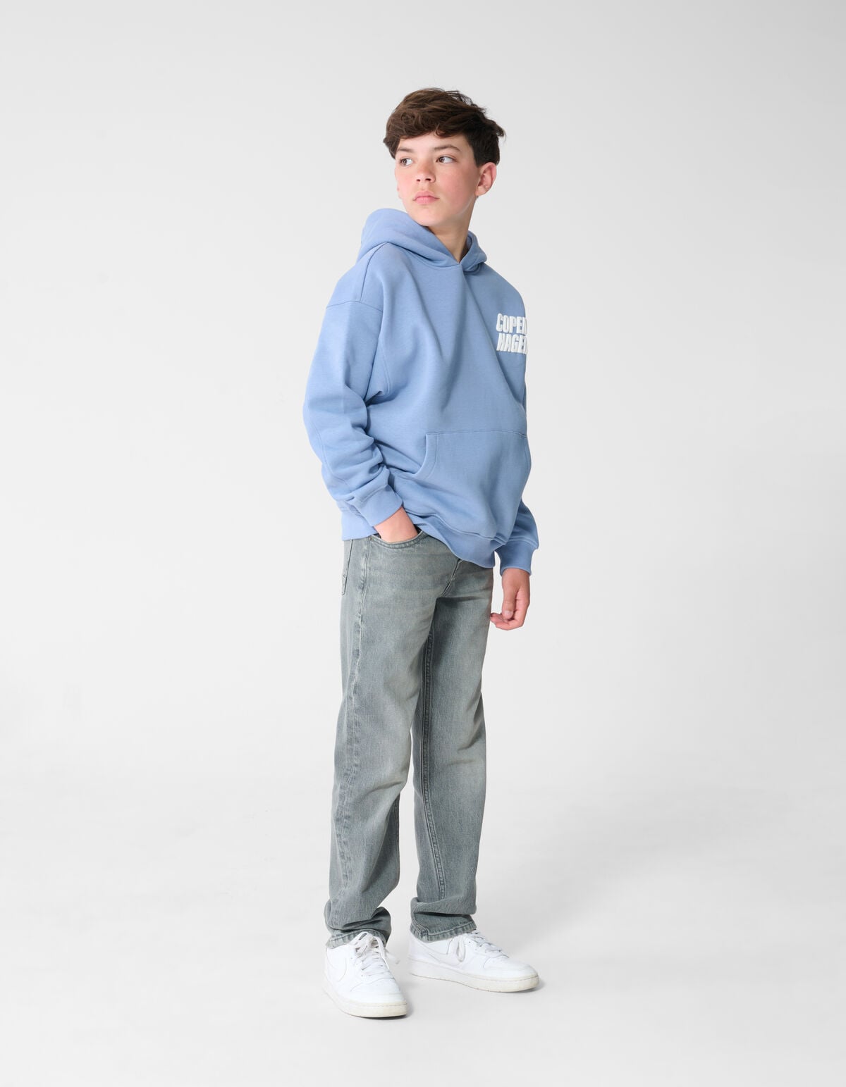 Straight Fit Jeans Grijs SHOEBY BOYS
