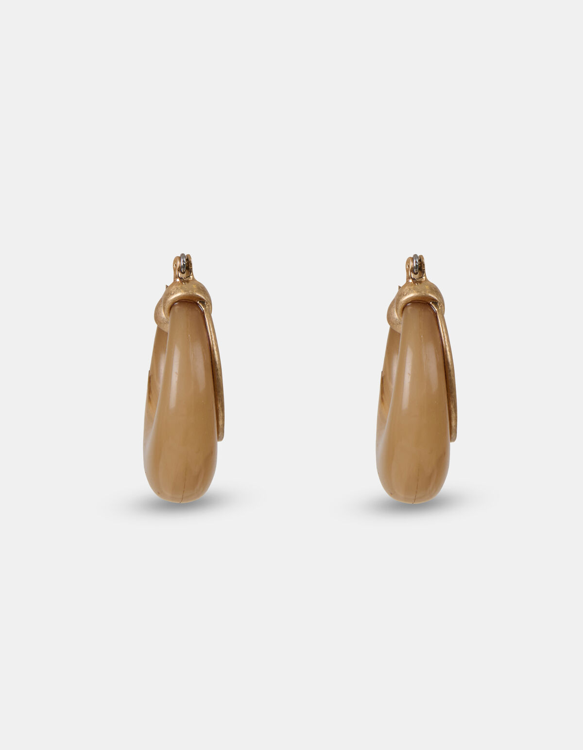 Cream Marble Oorbellen SHOEBY ACCESSOIRES