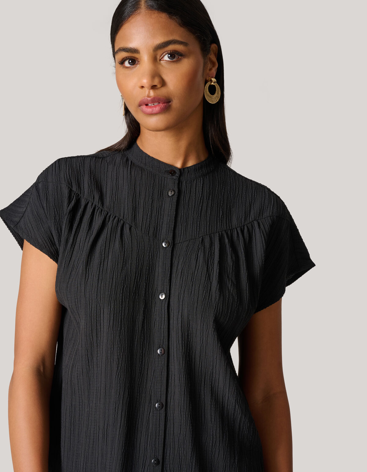 Structuur Top Zwart SHOEBY WOMEN