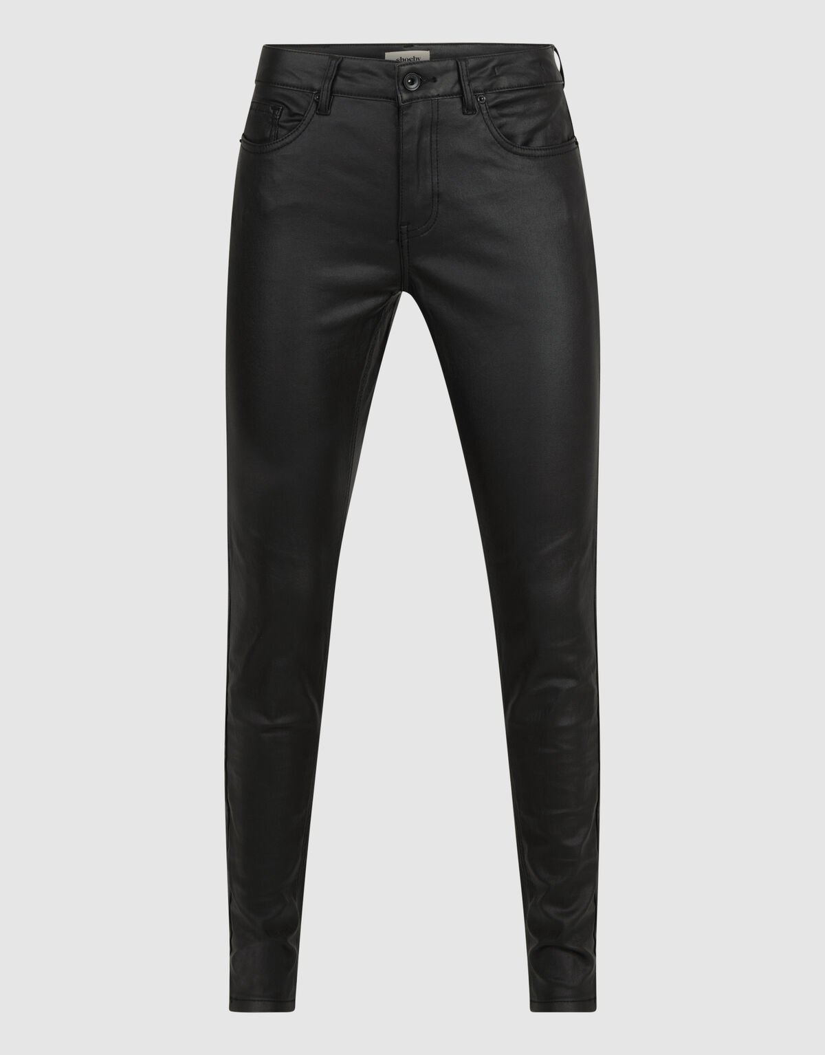 Coated Broek Zwart Eksept