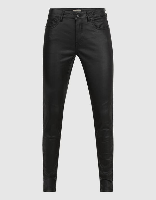 Coated Broek Zwart Eksept
