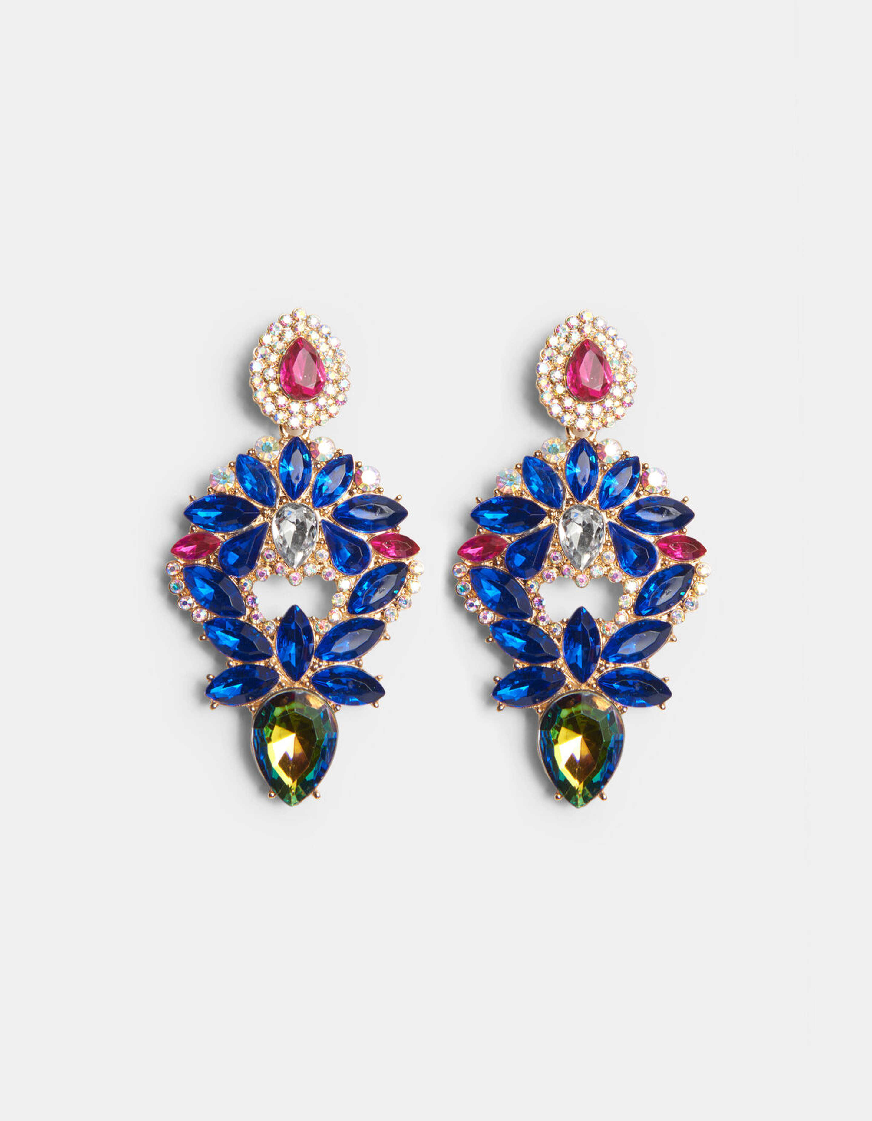 Multiple Stoned Colored Oorbellen ACCESSOIRES SHOEBY