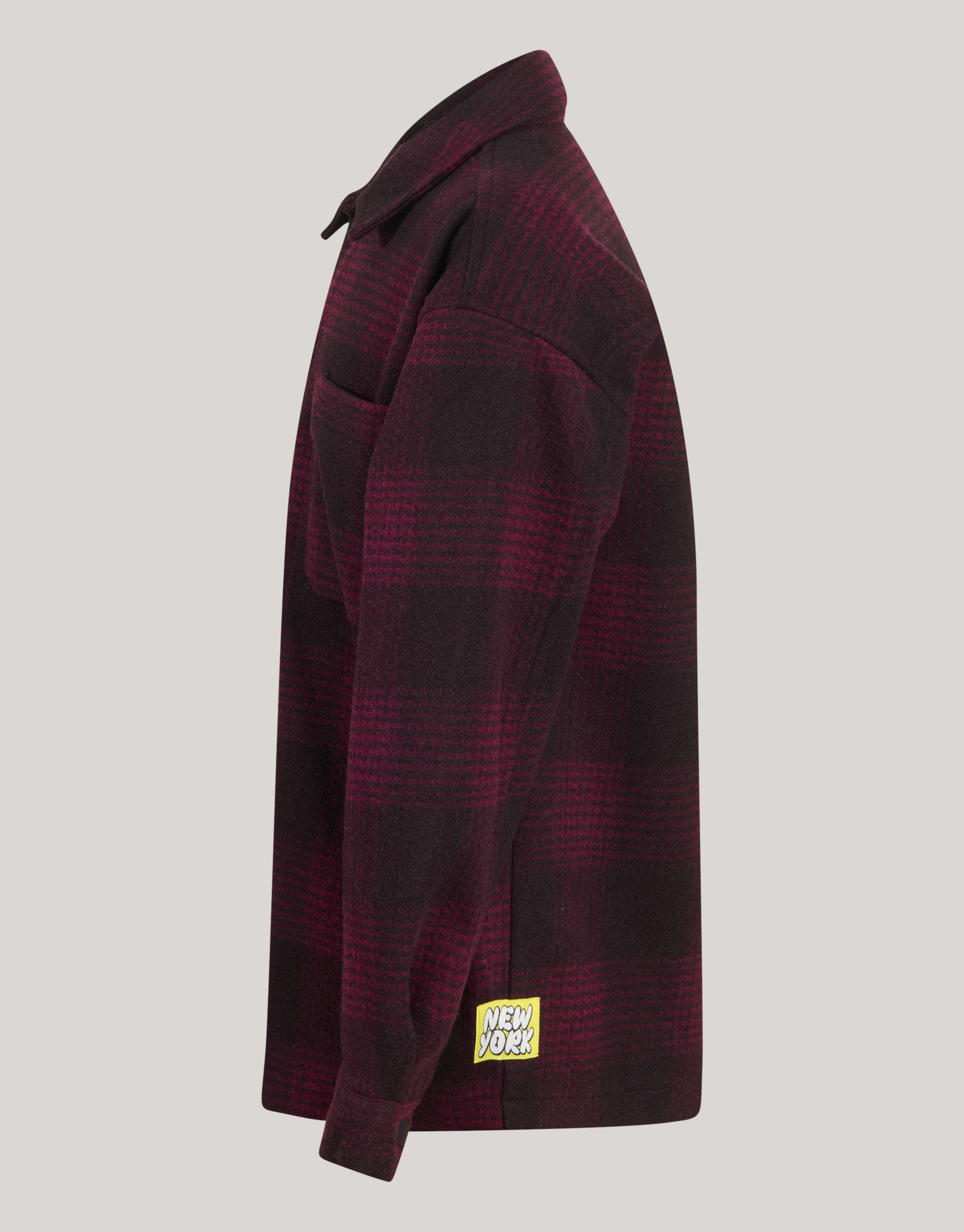 Ruiten Overshirt Donkerrood SHOEBY BOYS