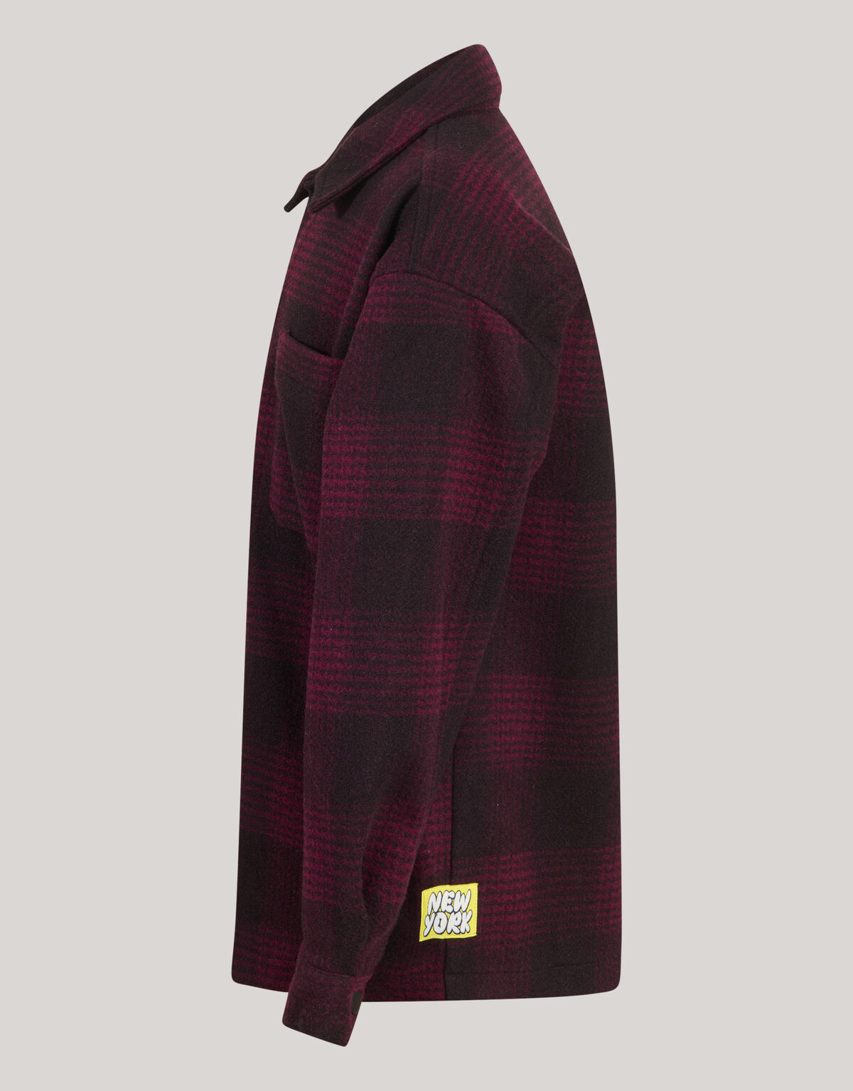 Ruiten Overshirt Donkerrood SHOEBY BOYS