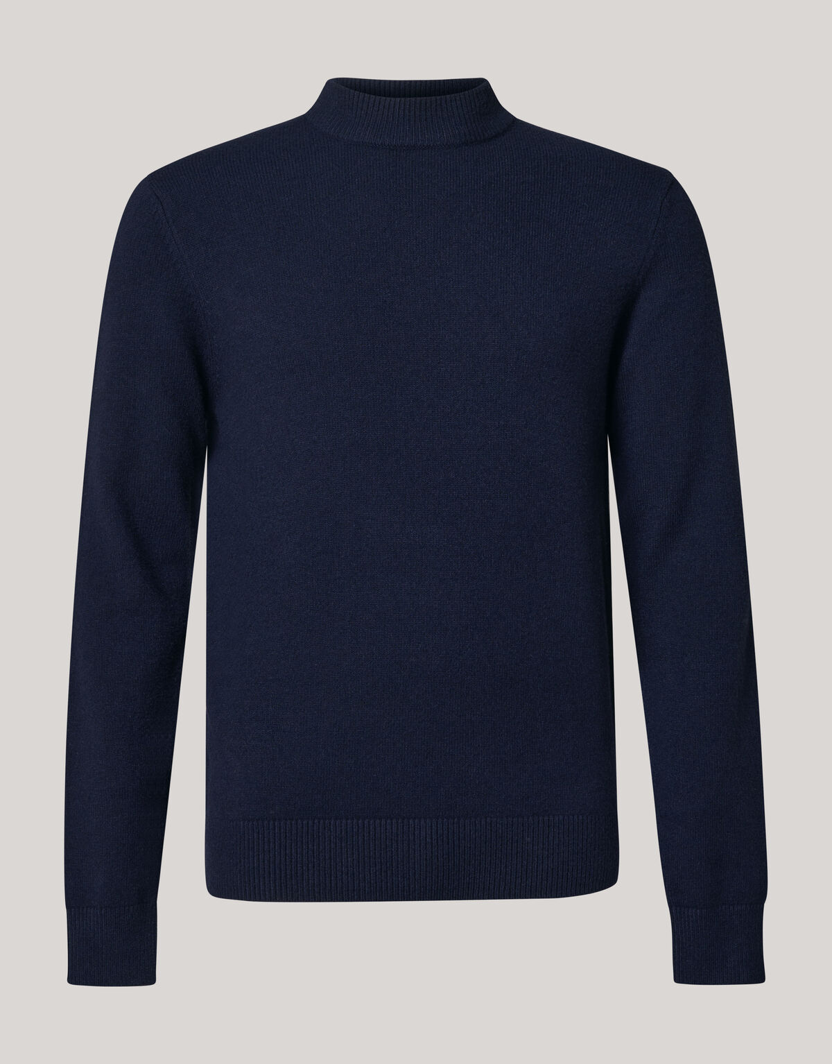 Jacquard Gebreide Trui Donkerblauw SHOEBY MEN