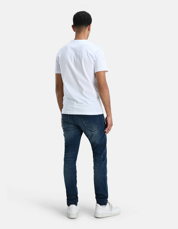 Slim Fit Jog Jeans Donkerblauw L32 SHOEBY MEN