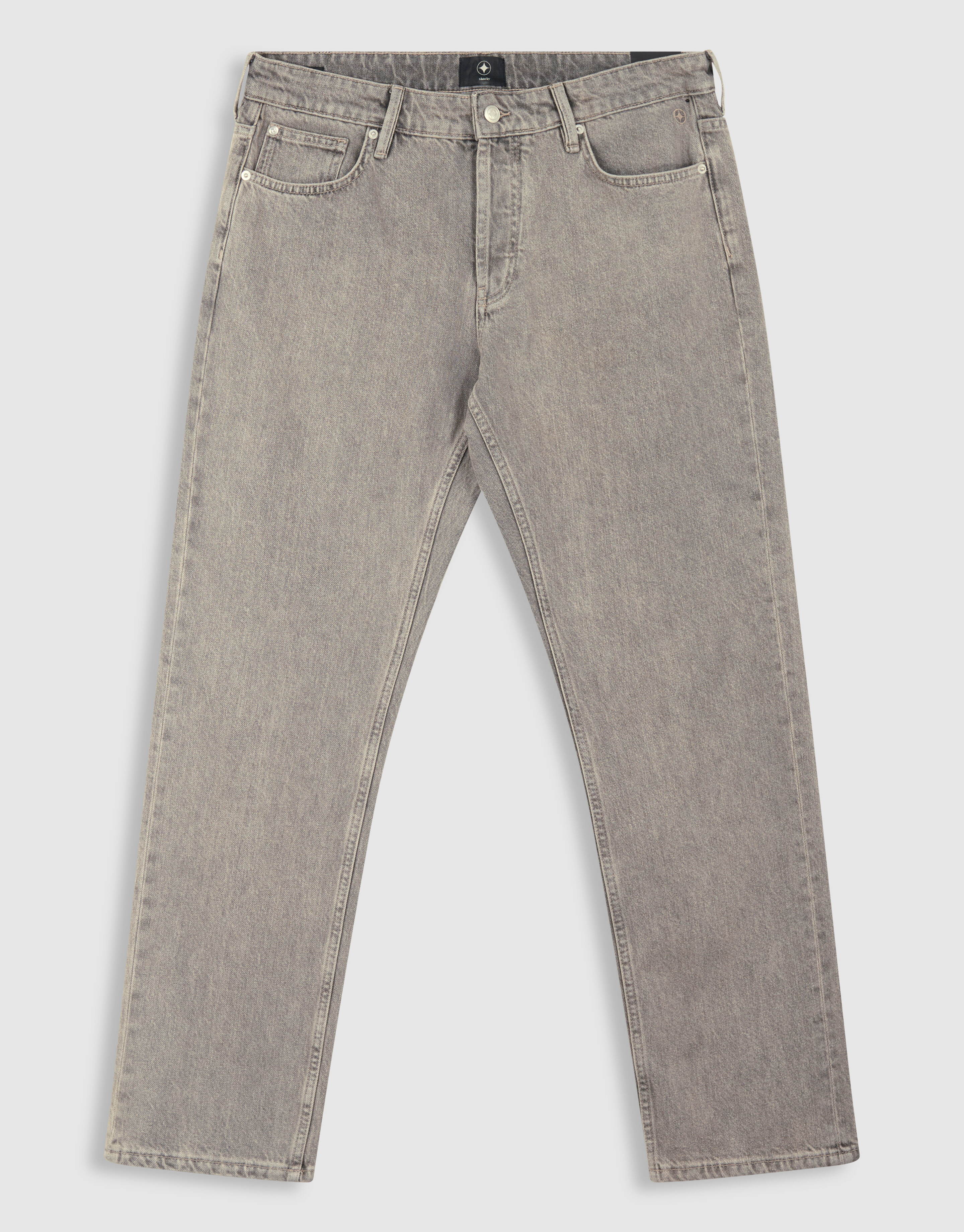 Modern Straight Fit Jeans Zand L32 SHOEBY MEN