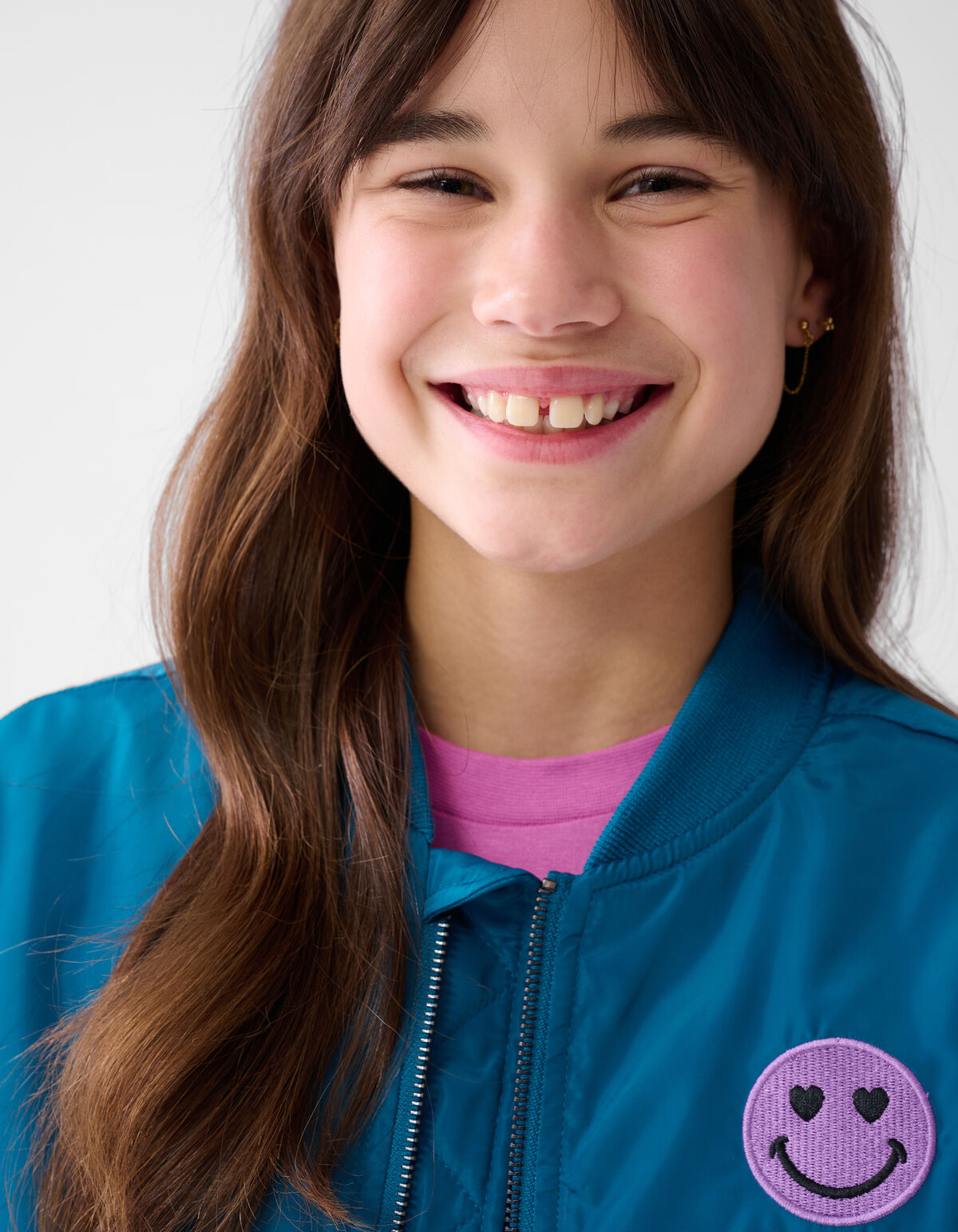 Varsity Bomber Blauw SHOEBY GIRLS