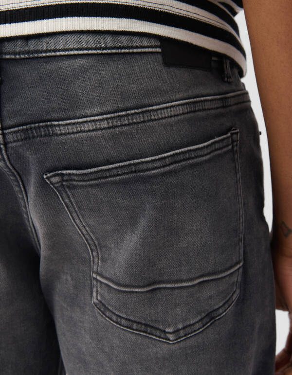 Denim Short Donkergrijs SHOEBY MEN