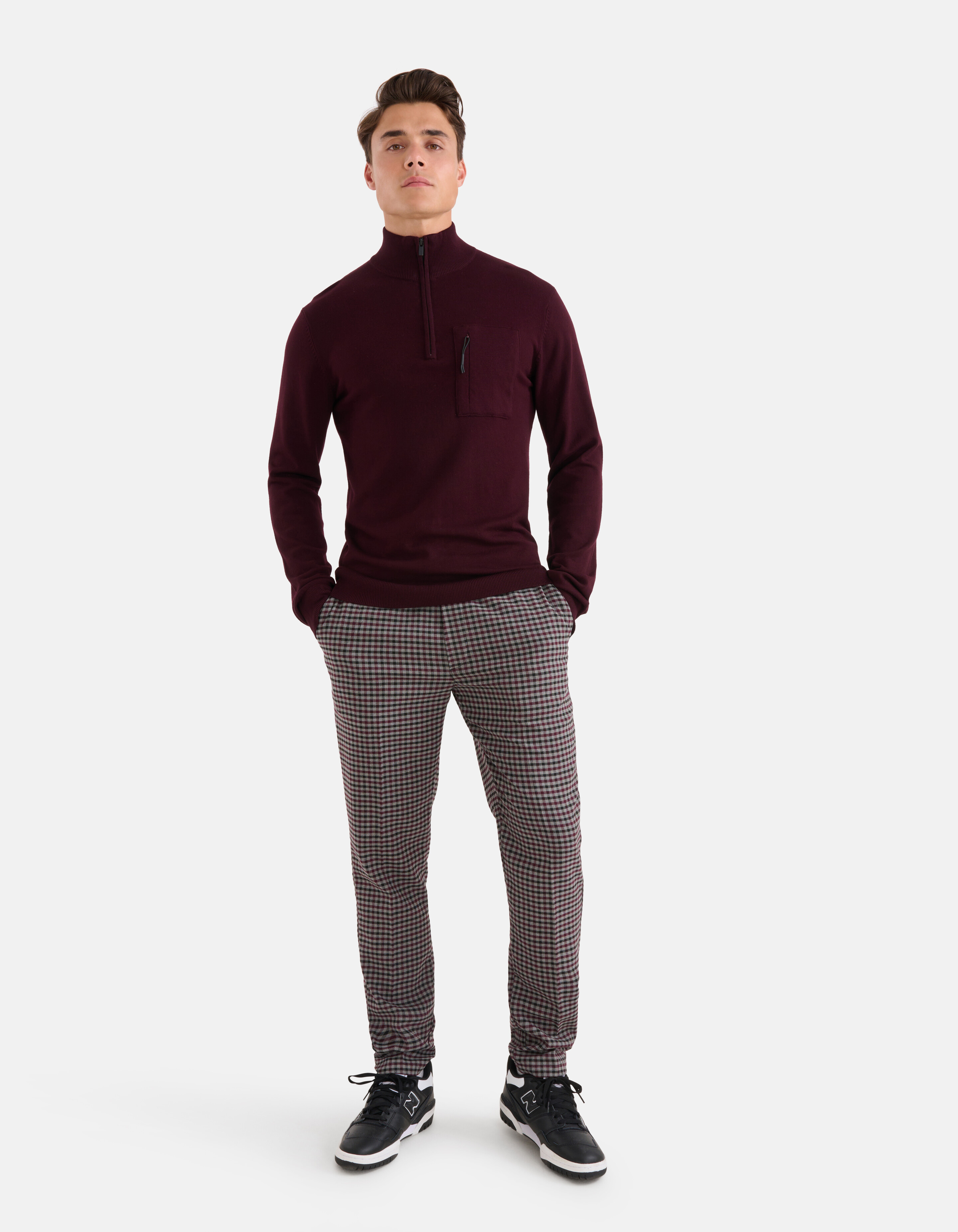 Ruiten Joggingbroek Grijs SHOEBY MEN
