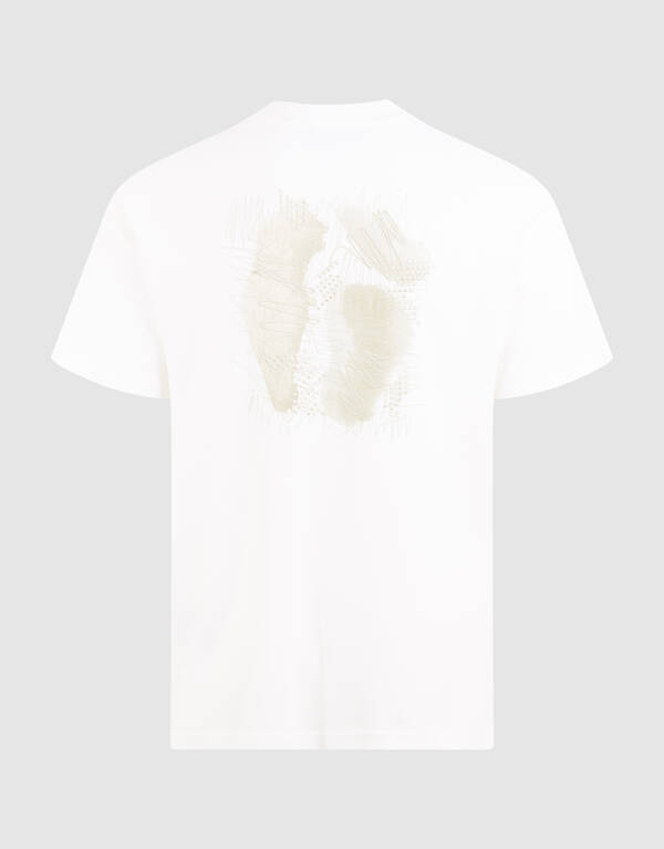 Embroidery Mix T-shirt Wit SHOEBY MEN