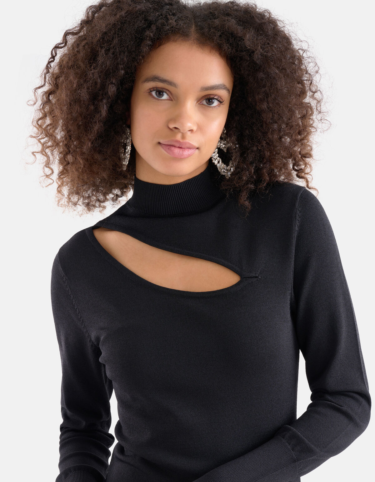 Cut Out Jurk Zwart SHOEBY WOMEN