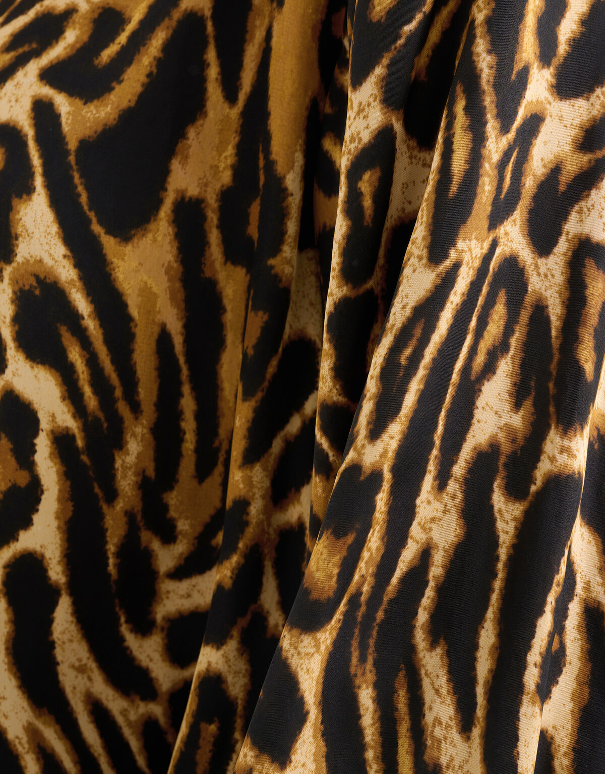 Satijnen Leopard Print Blouse Bruin SHOEBY WOMEN