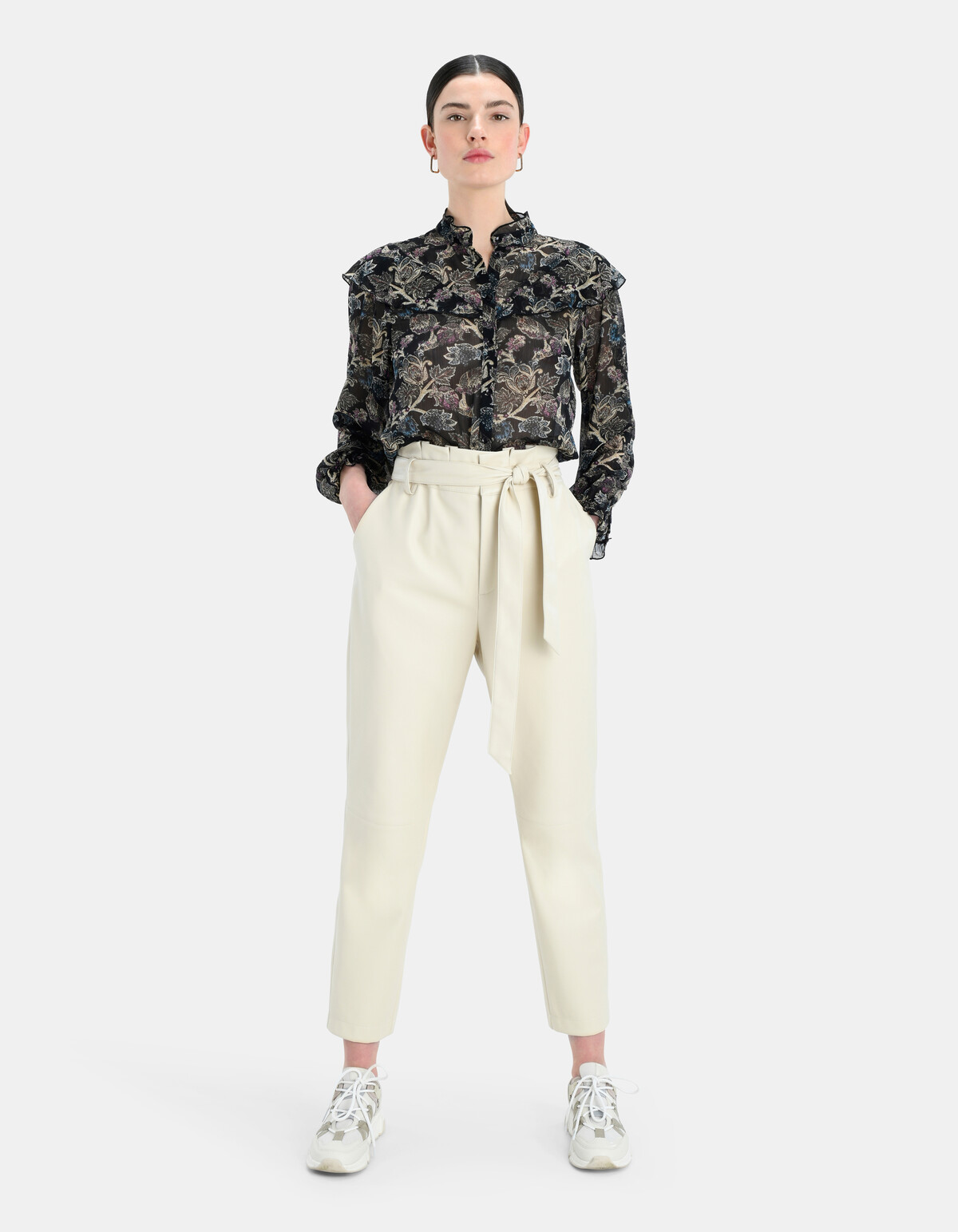 Vegan Leather Paperbag Broek EKSEPT