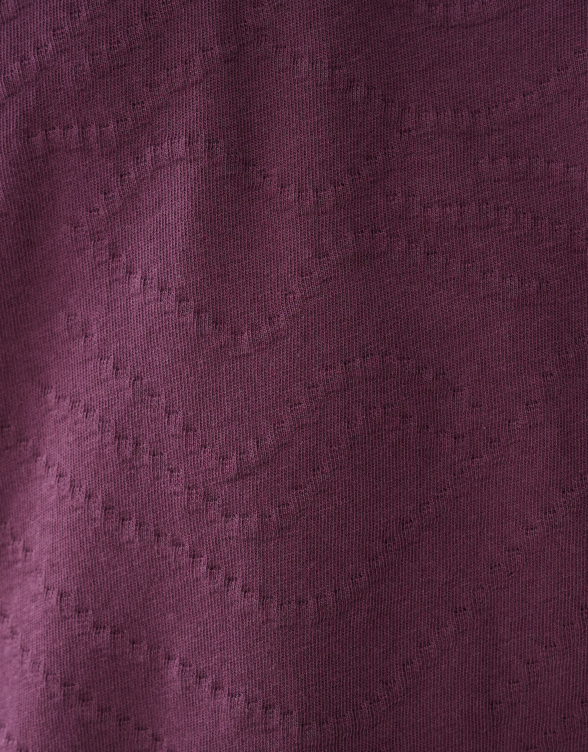 Jacquard T-shirt Donkerrood SHOEBY MEN