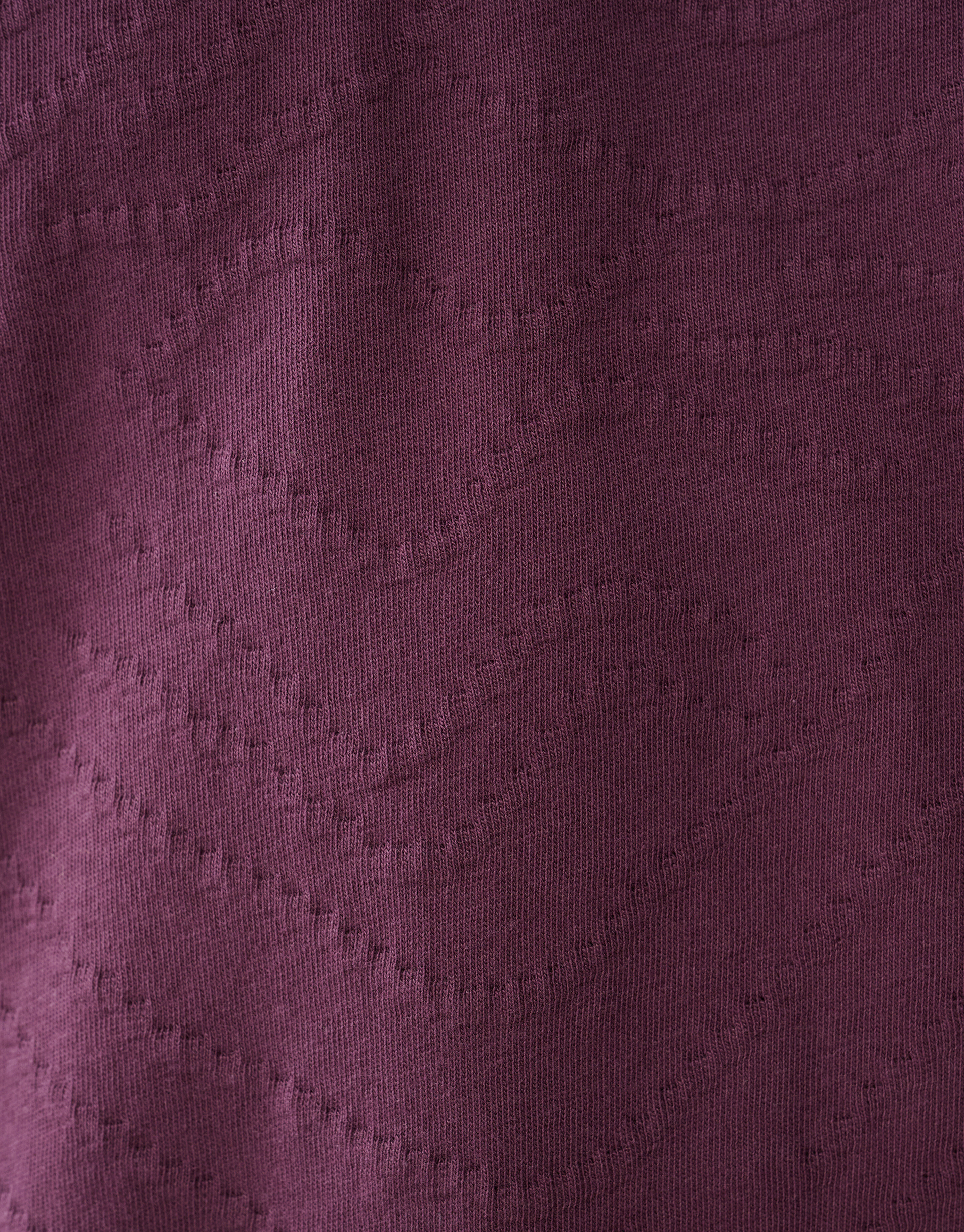 Jacquard T-shirt Donkerrood SHOEBY MEN