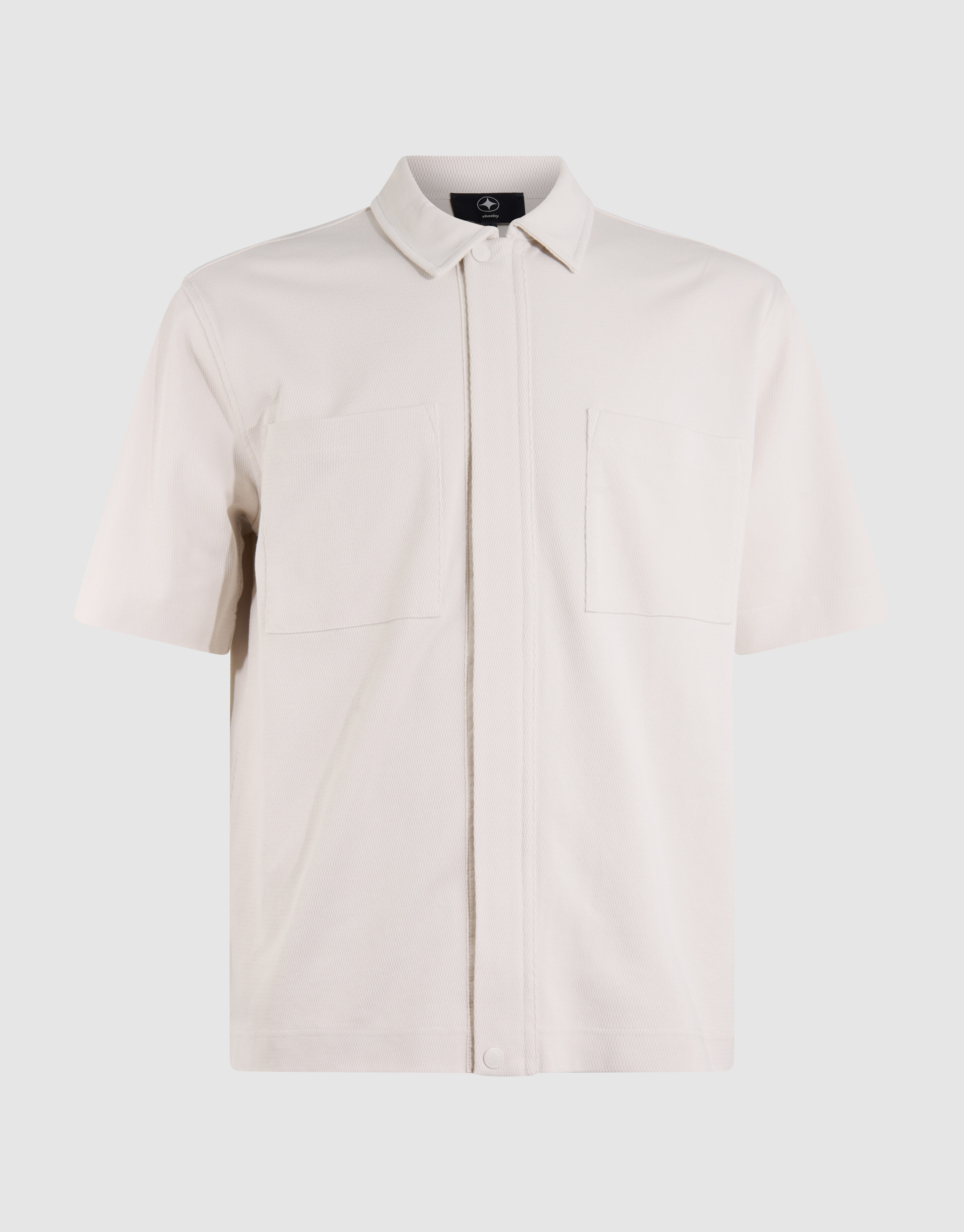 Zip Overshirt Lichtgrijs SHOEBY MEN