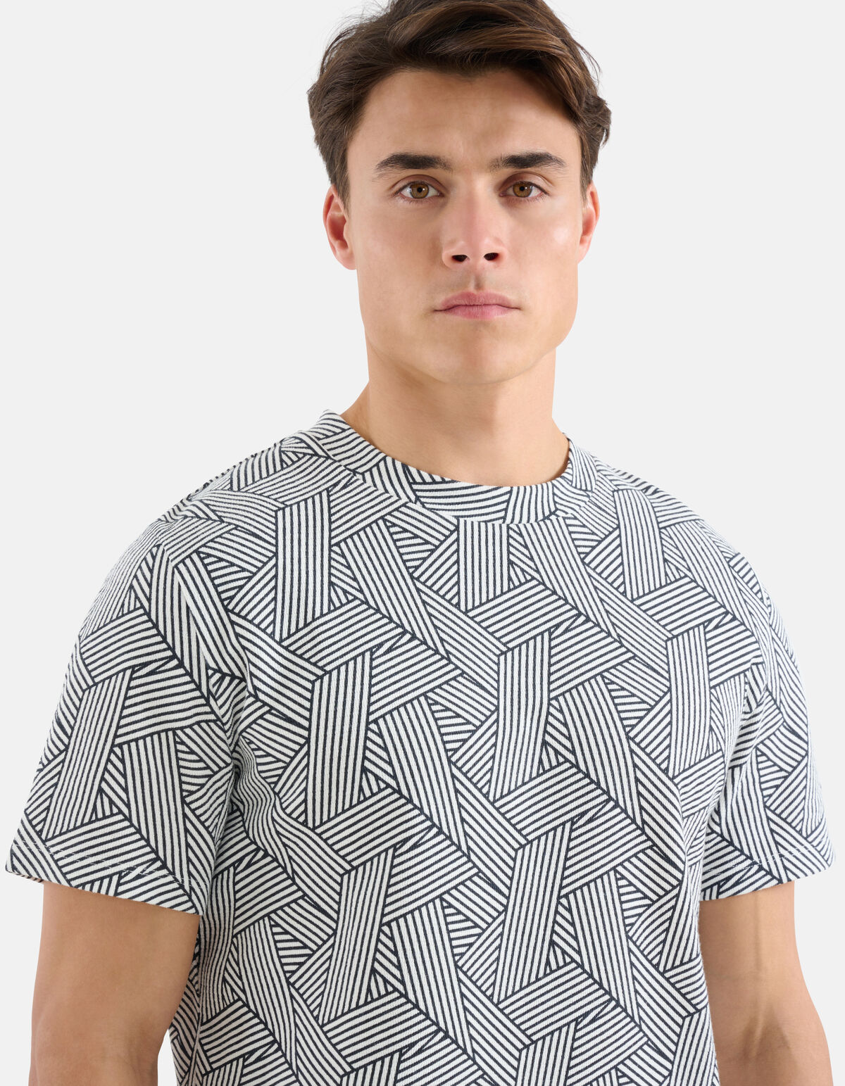 Printed T-shirt Wit SHOEBY MEN