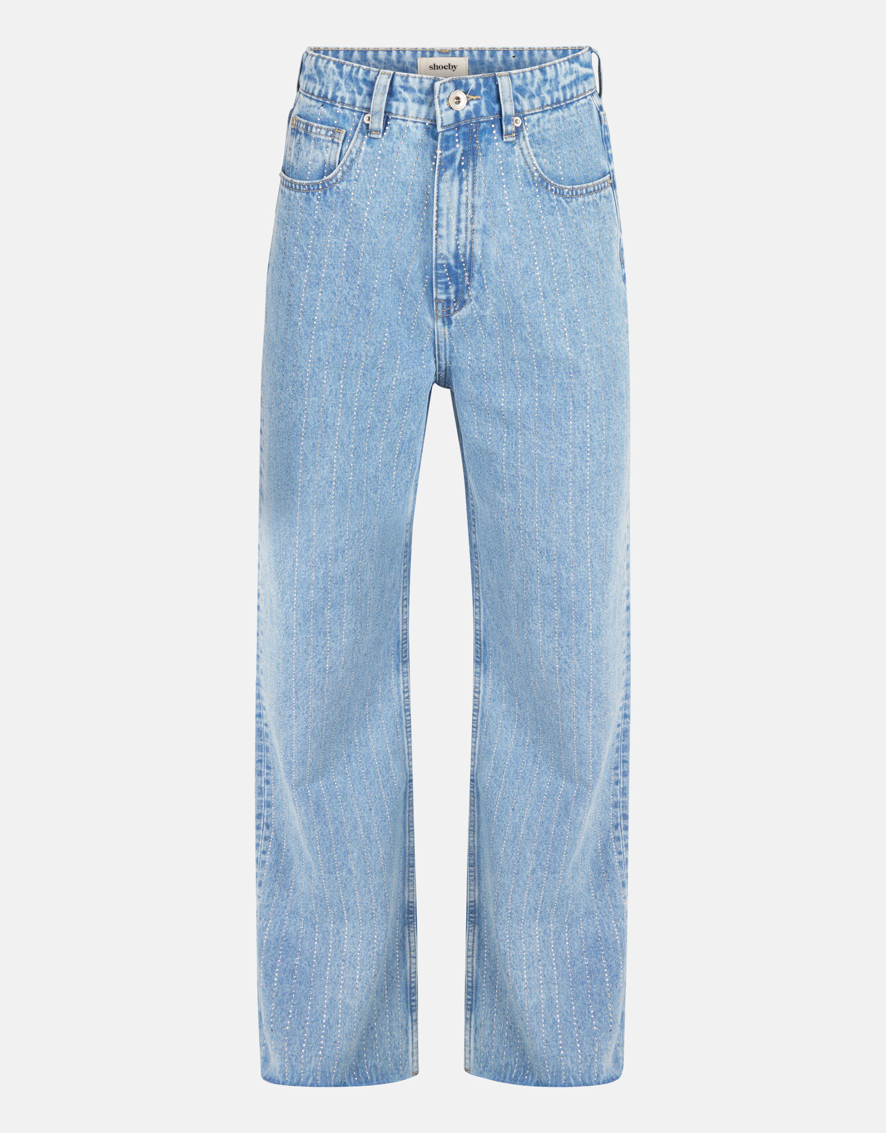 Strass Wide Leg Jeans Mediumstone SHOEBY WOMEN