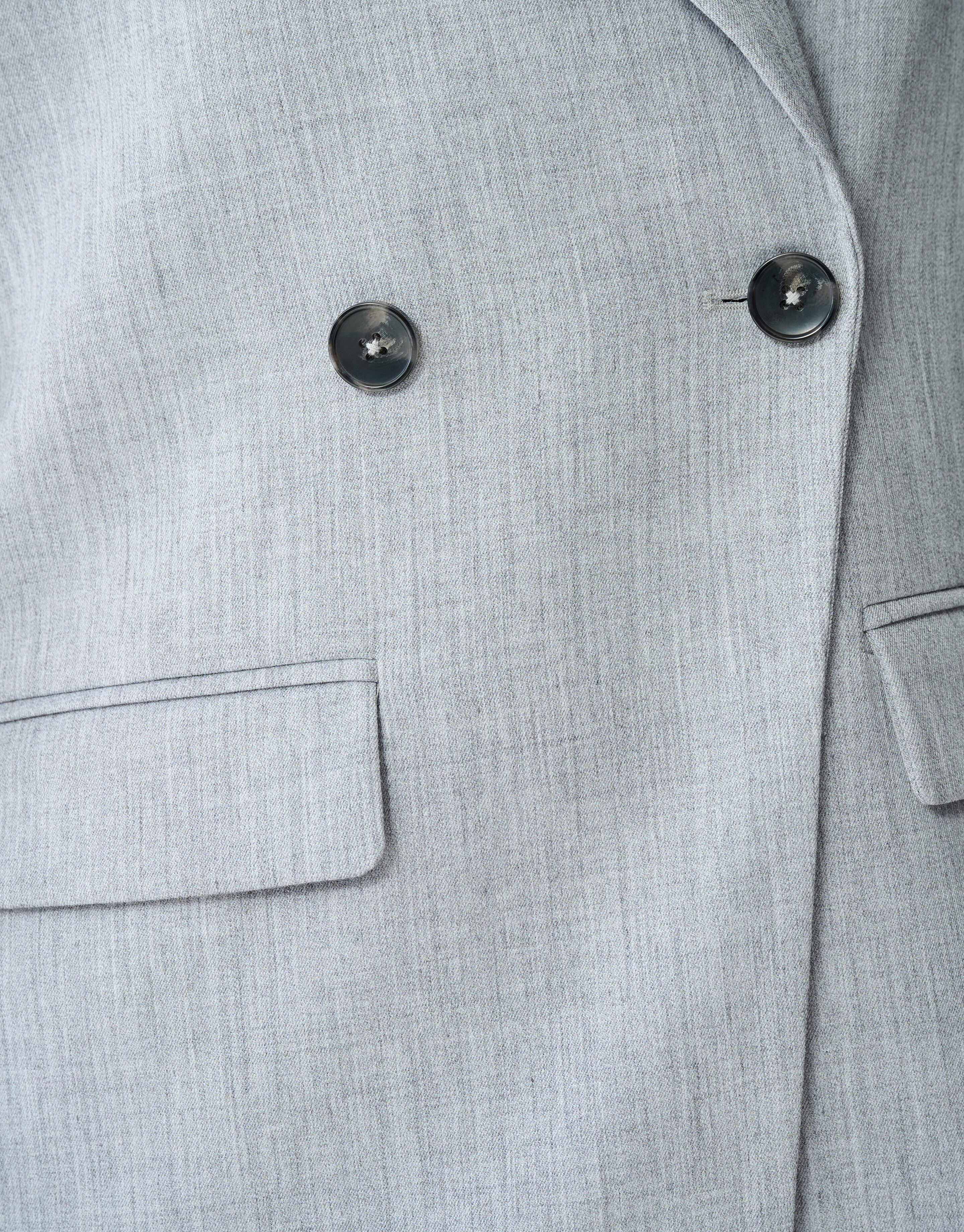 Oversized Shoulder Blazer Lichtgrijs SHOEBY WOMEN