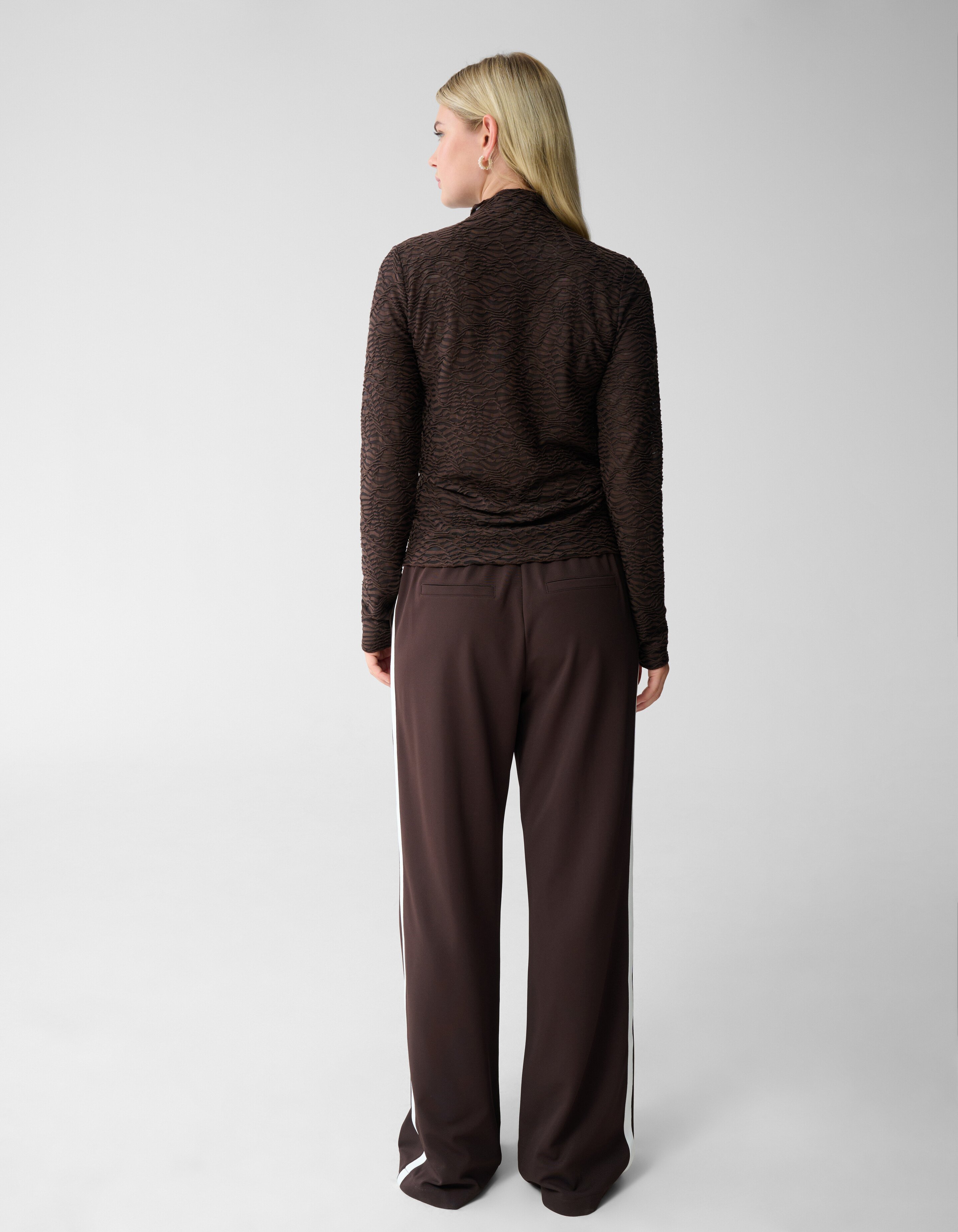 Crinkle Top Donkerbruin SHOEBY WOMEN